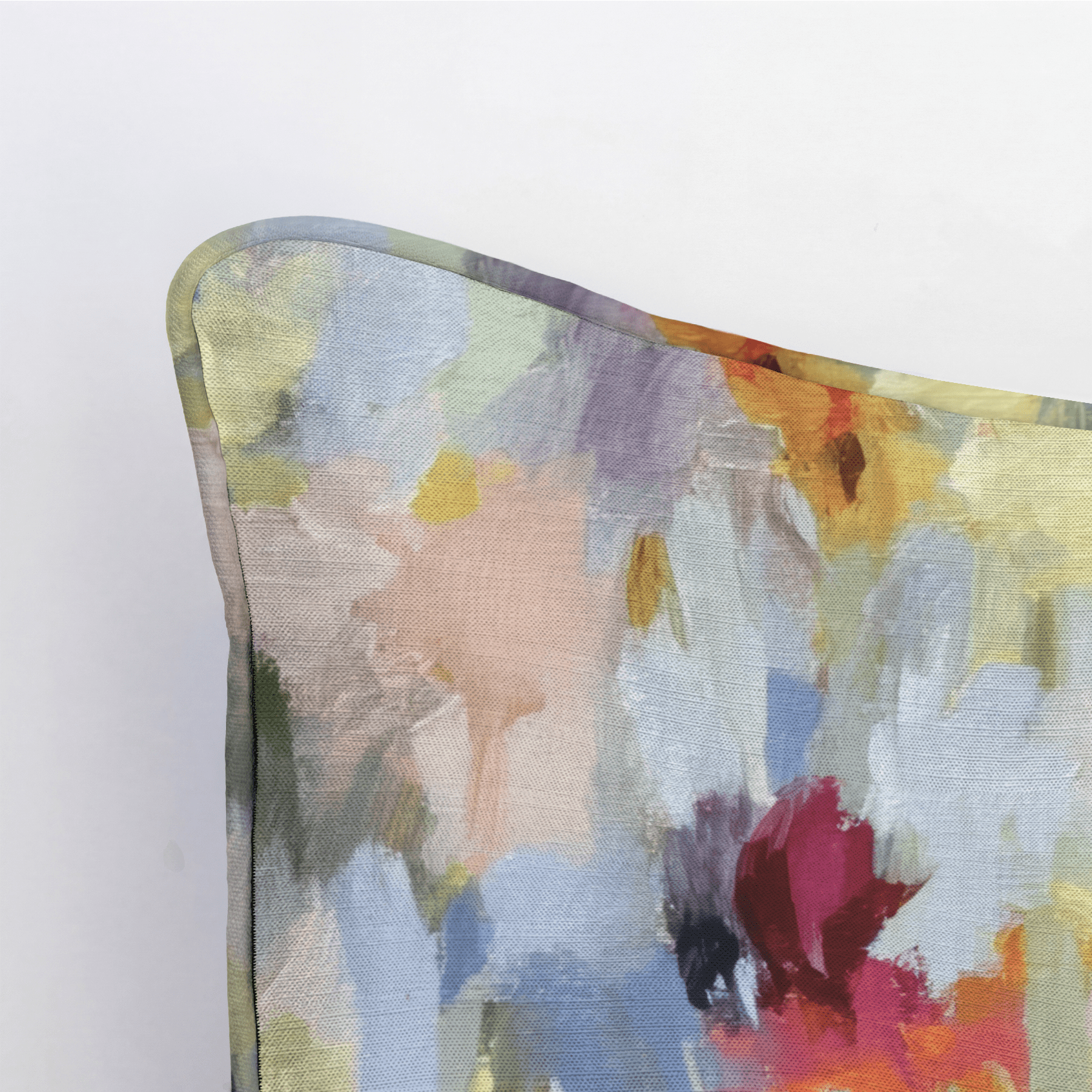 Painted Meadow Throw Pillow - Lemon Park