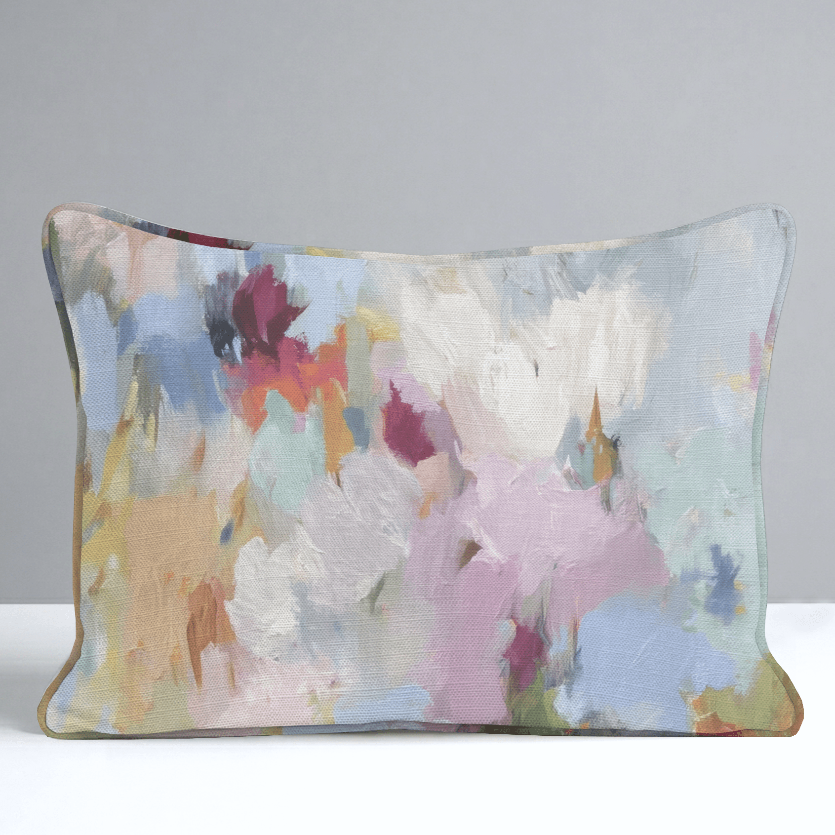 Painted Meadow Throw Pillow - Lemon Park
