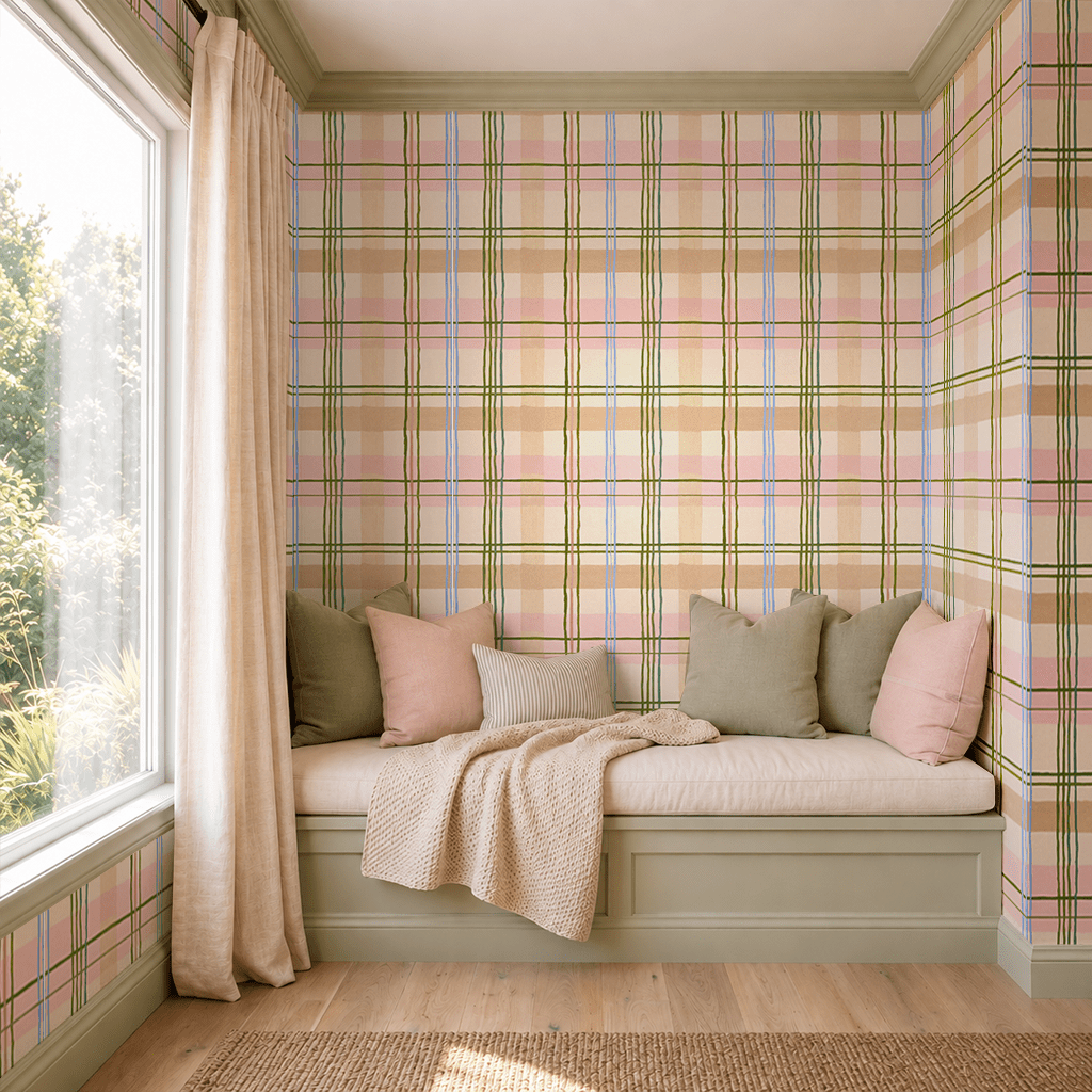Painted Meadow Wallpaper - Lemon Park