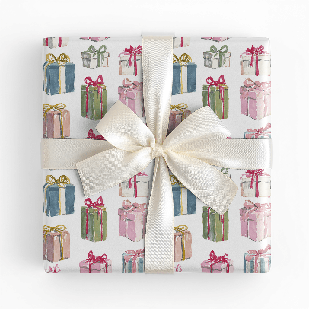 Paisley Presents - Wrapping Paper - Lemon Park