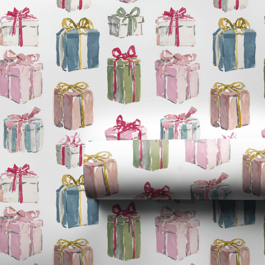 Paisley Presents - Wrapping Paper - Lemon Park
