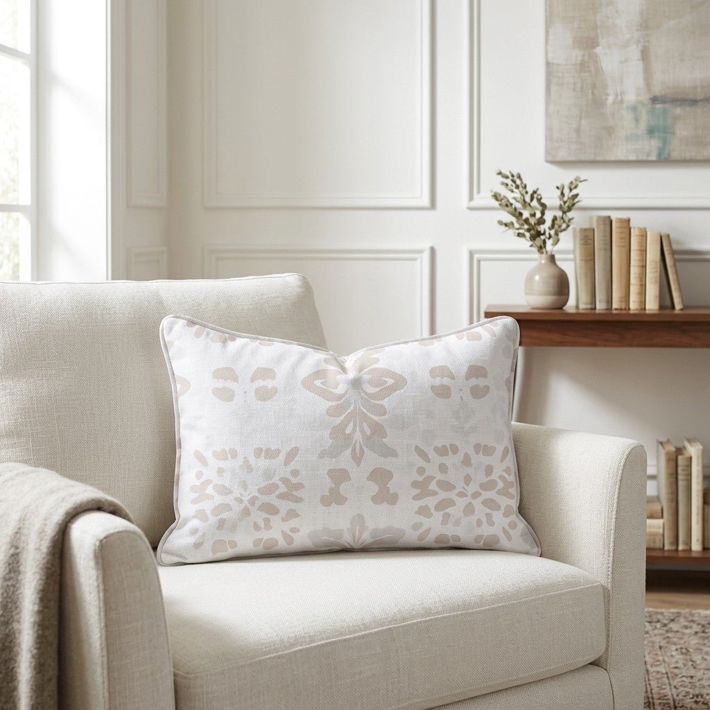 Palace Throw Pillow - Lemon Park