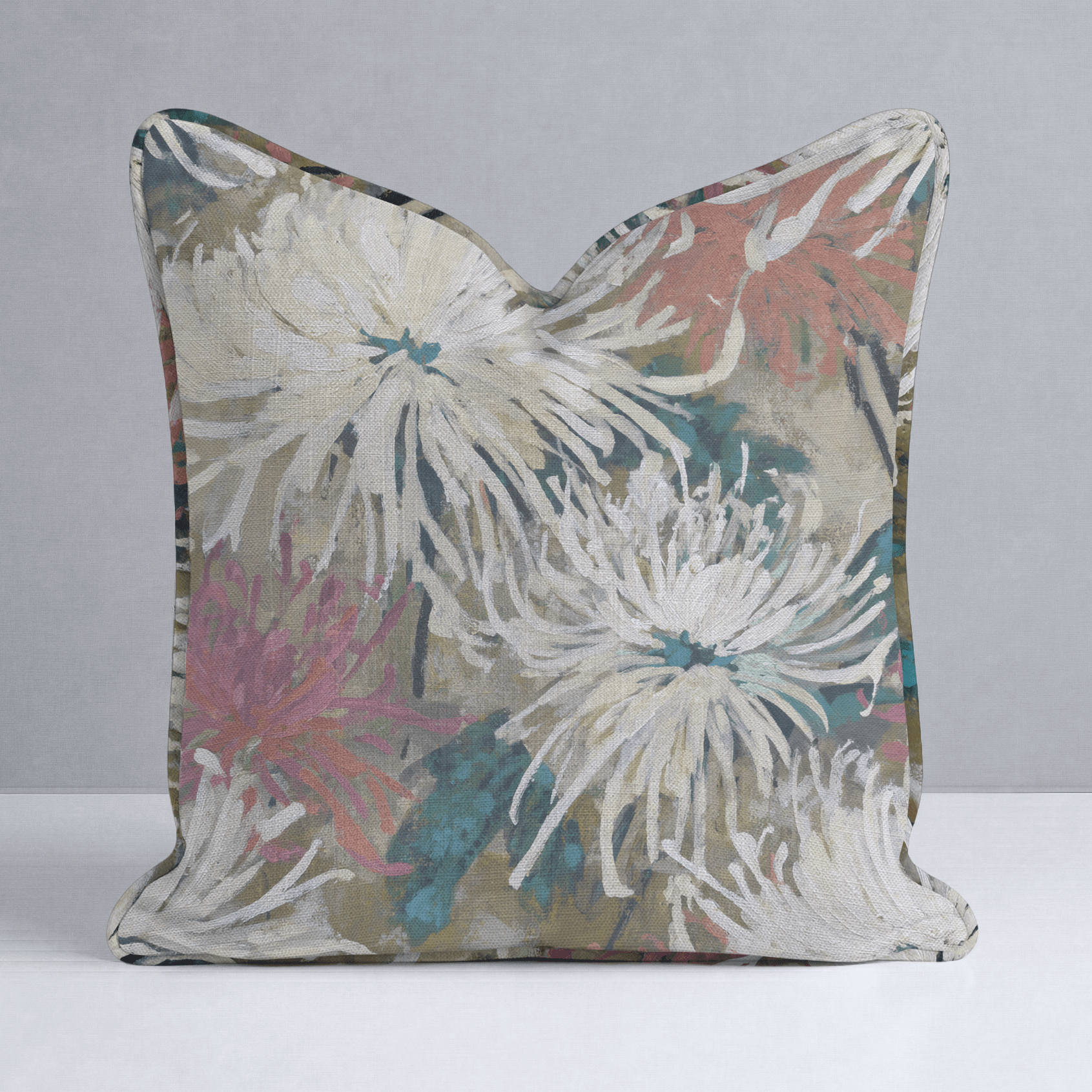 Pale Romance Throw Pillow - Lemon Park