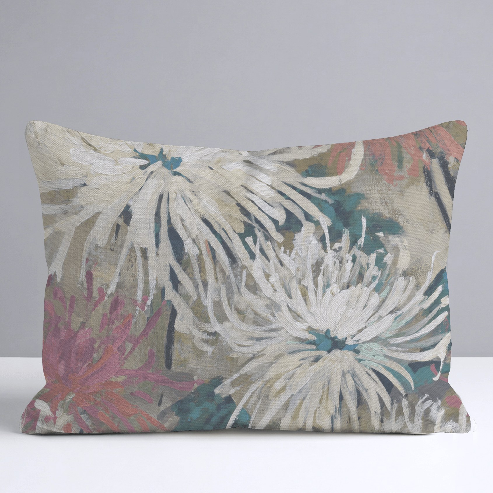 Pale Romance Throw Pillow - Lemon Park