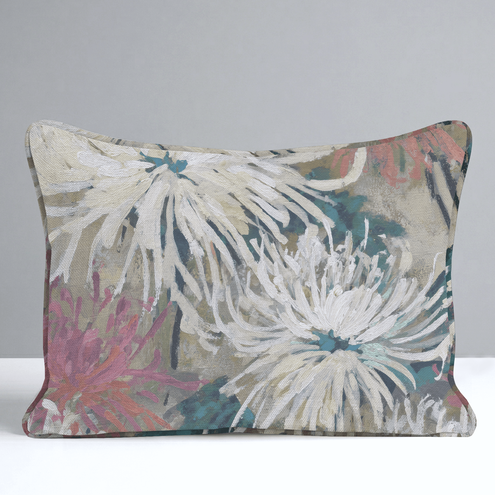Pale Romance Throw Pillow - Lemon Park