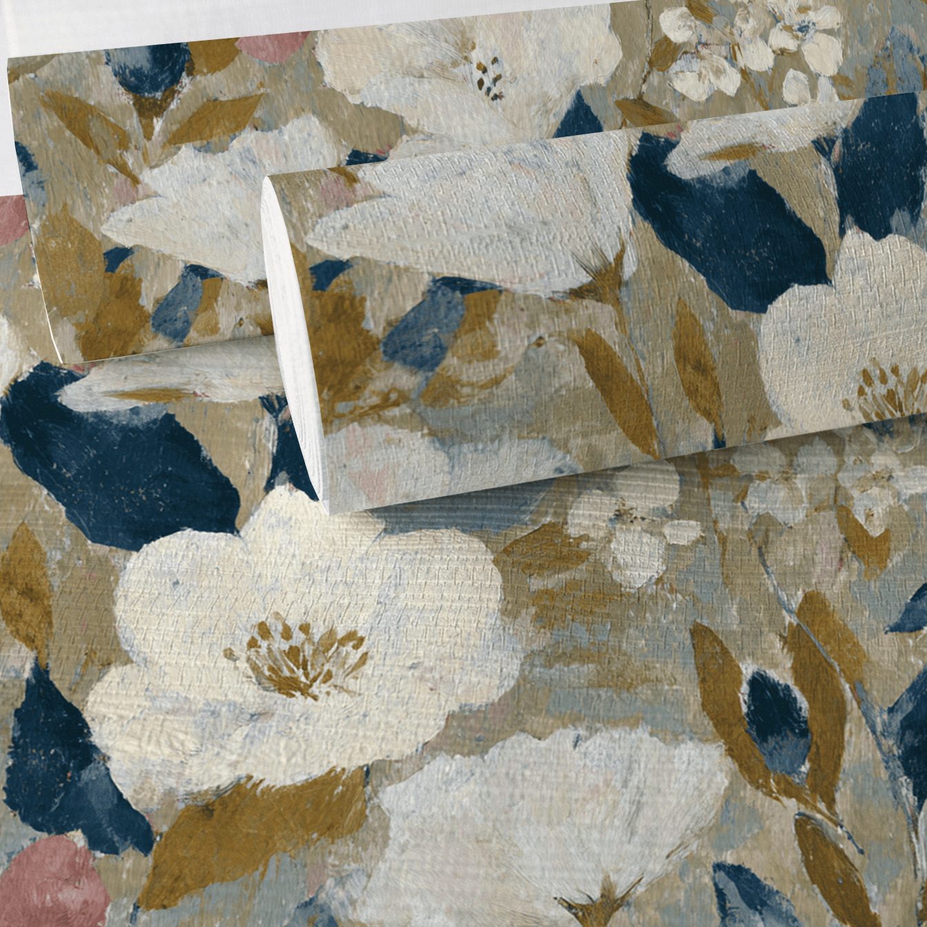 Pale Wander Faux Grasscloth Wallpaper - Lemon Park