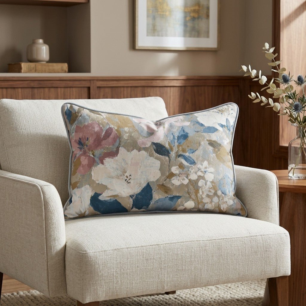 Pale Wander Throw Pillow - Lemon Park