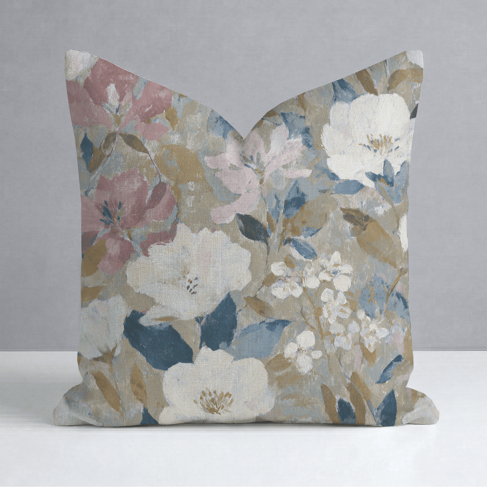 Pale Wander Throw Pillow - Lemon Park