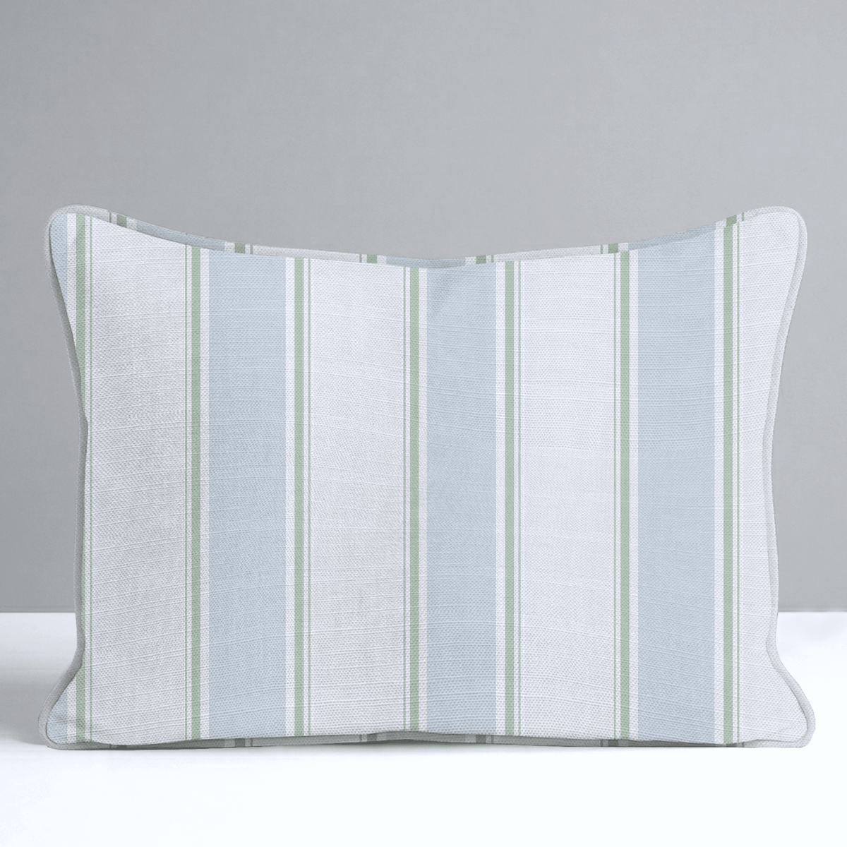 Palm Promenade Cabana Stripes Throw Pillow - Lemon Park