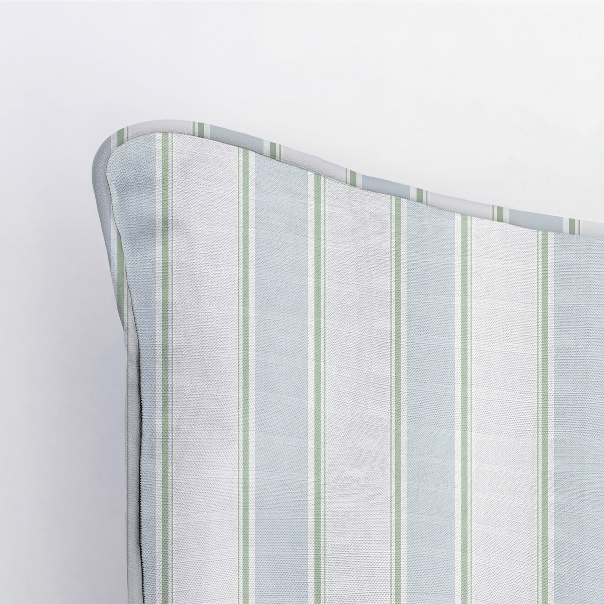 Palm Promenade Cabana Stripes Throw Pillow - Lemon Park