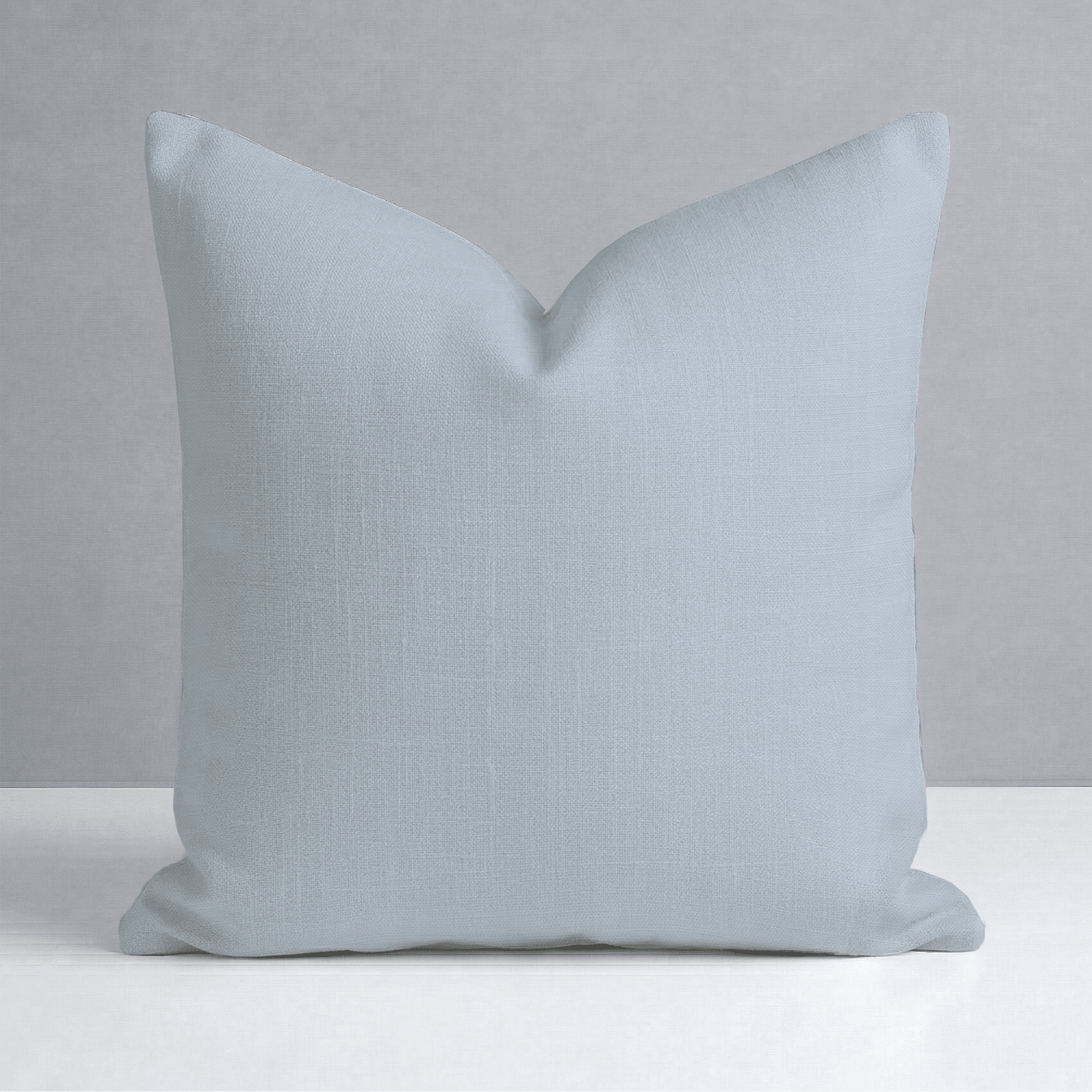 Palm Promenade Coastal Blue Throw Pillow - Lemon Park
