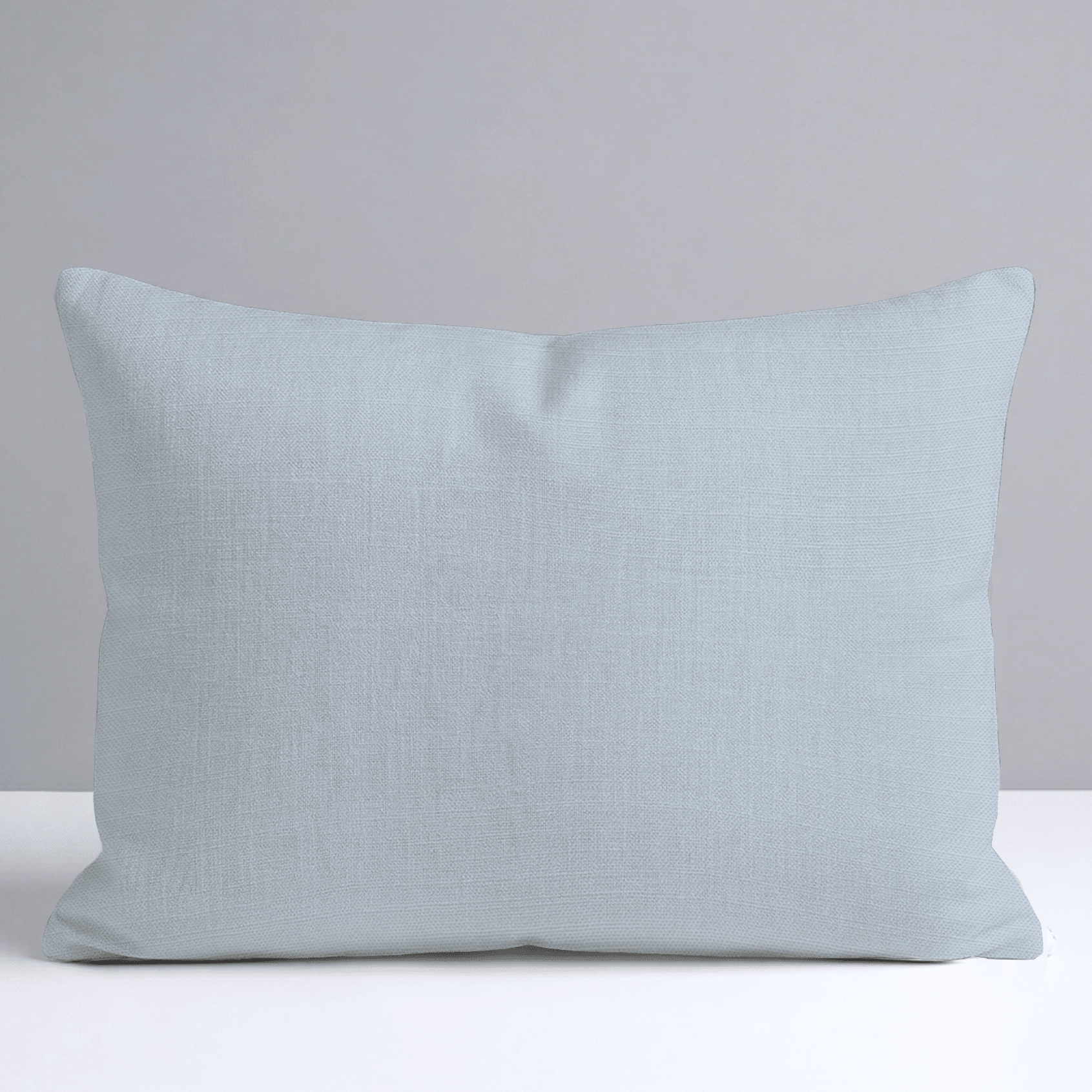 Palm Promenade Coastal Blue Throw Pillow - Lemon Park