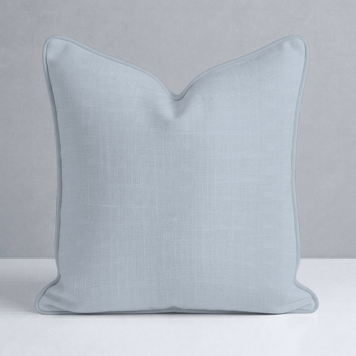 Palm Promenade Coastal Blue Throw Pillow - Lemon Park