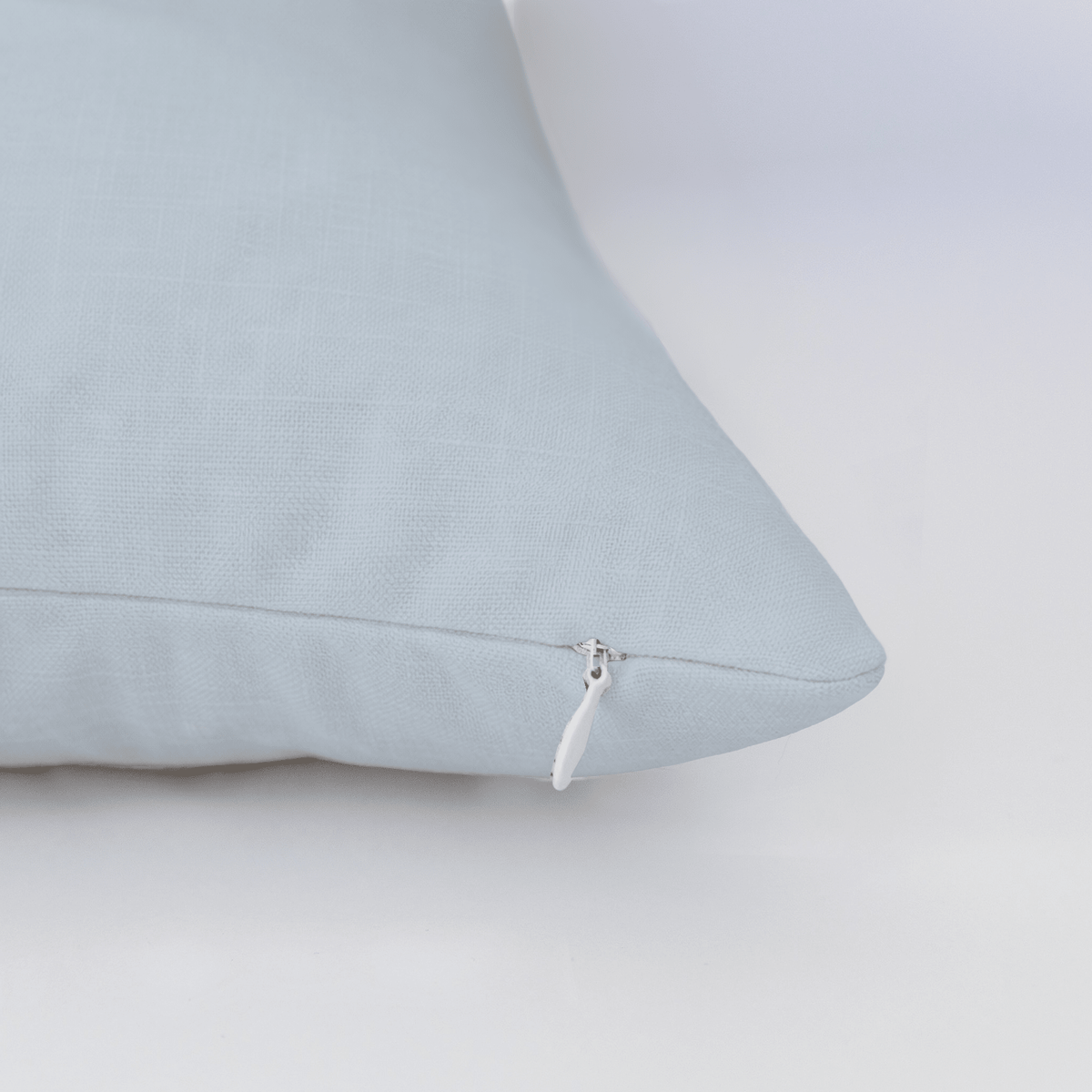 Palm Promenade Coastal Blue Throw Pillow - Lemon Park