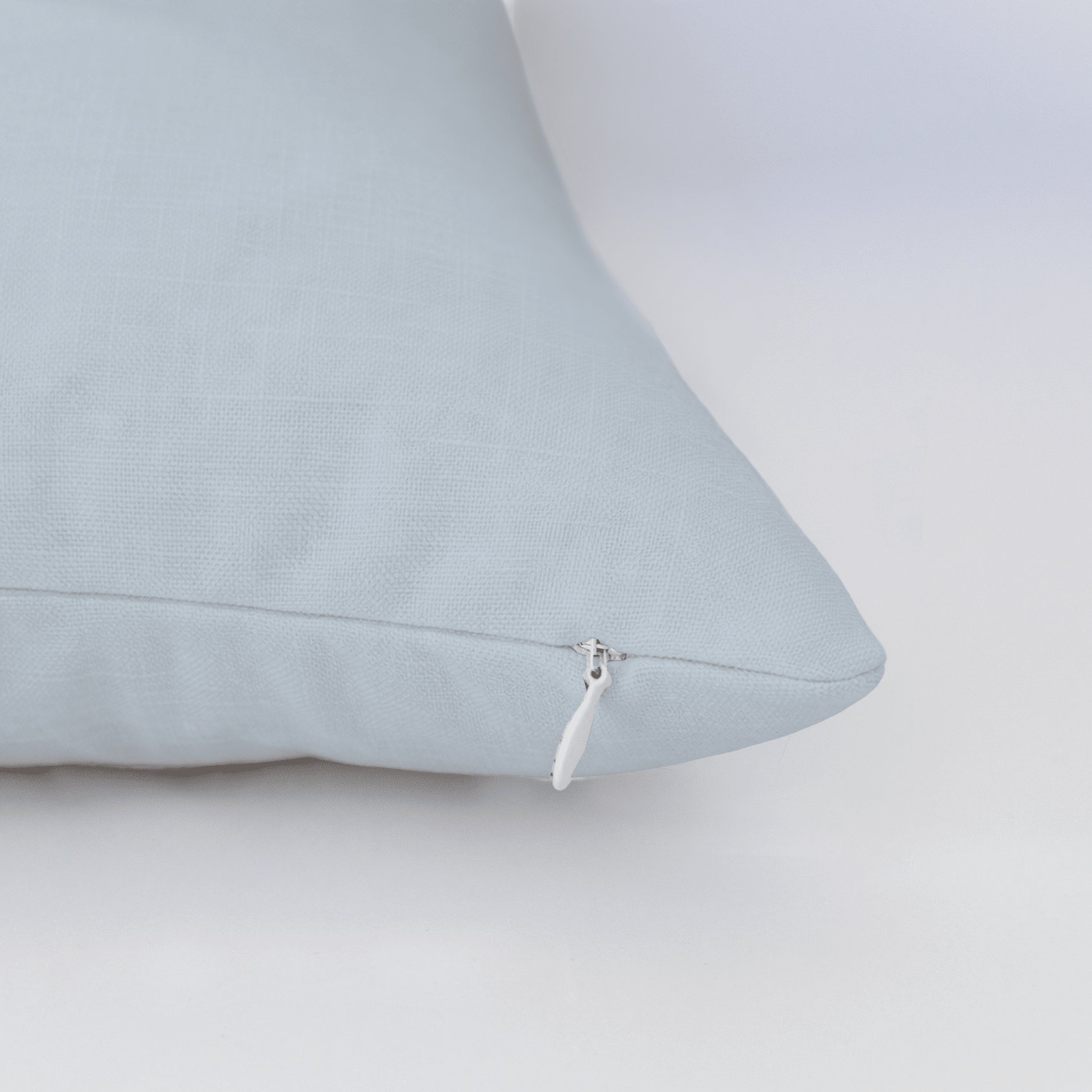 Palm Promenade Coastal Blue Throw Pillow - Lemon Park