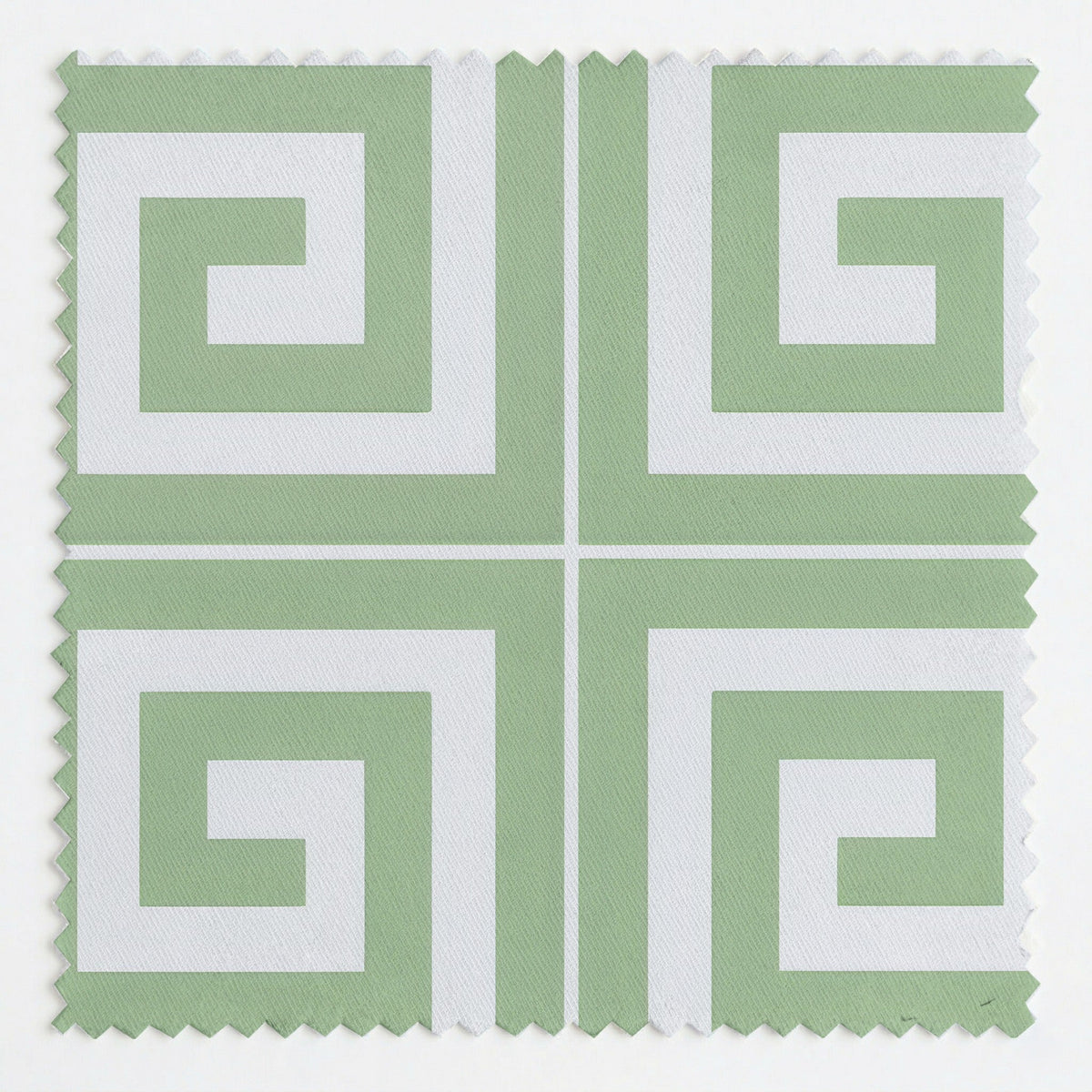 Palm Promenade Cool Mint Greek Key - Fabric - Lemon Park