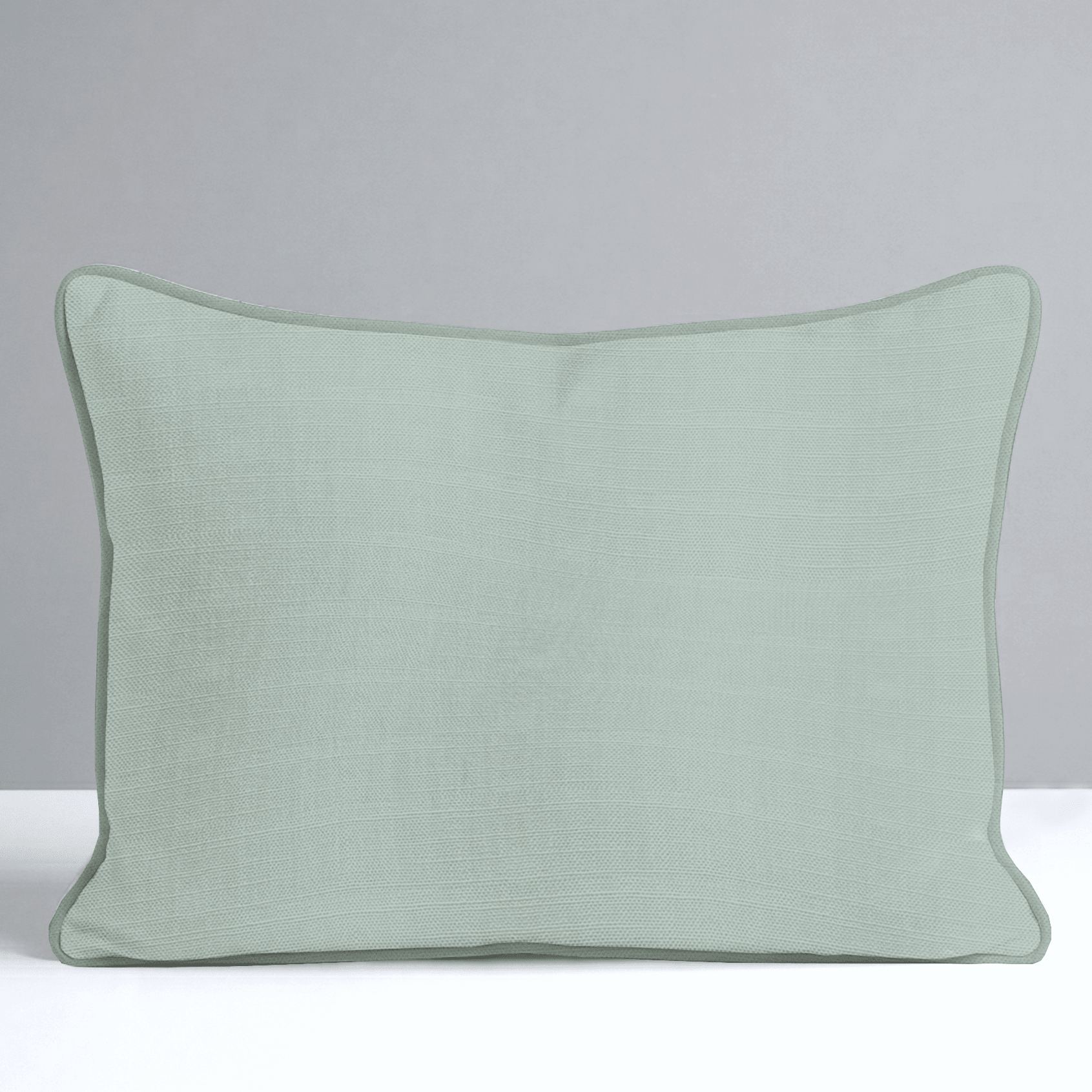 Palm Promenade Cool Mint Throw Pillow - Lemon Park