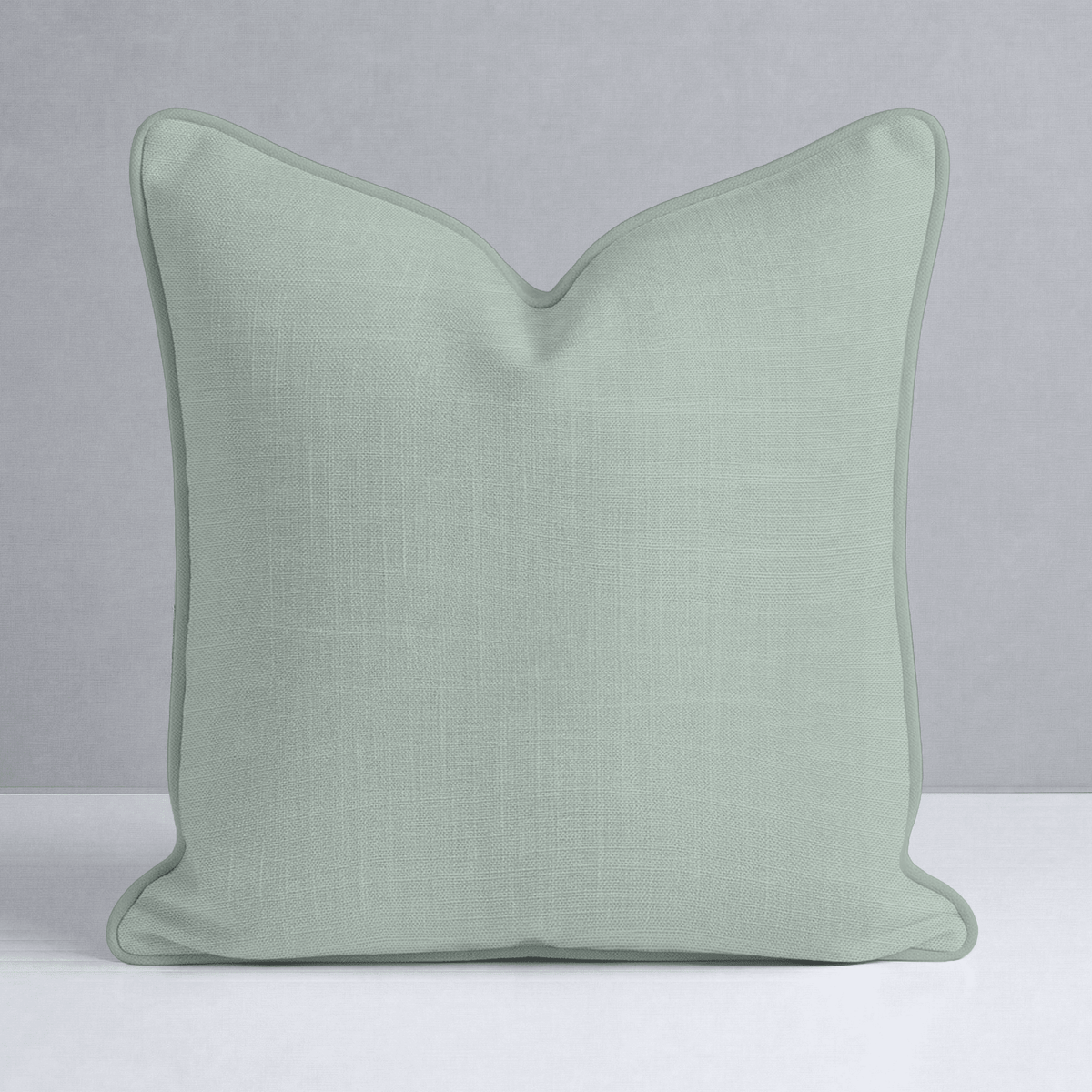 Palm Promenade Cool Mint Throw Pillow - Lemon Park