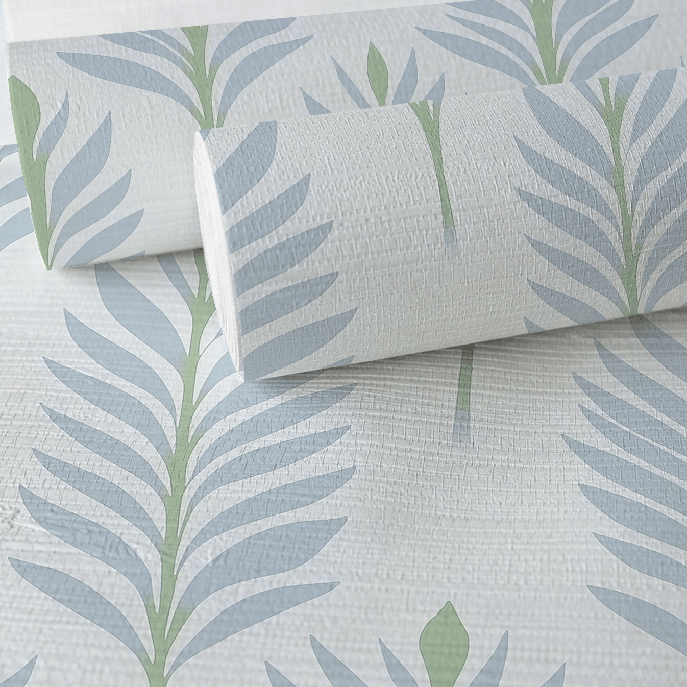 Palm Promenade Faux Grasscloth Wallpaper - Lemon Park