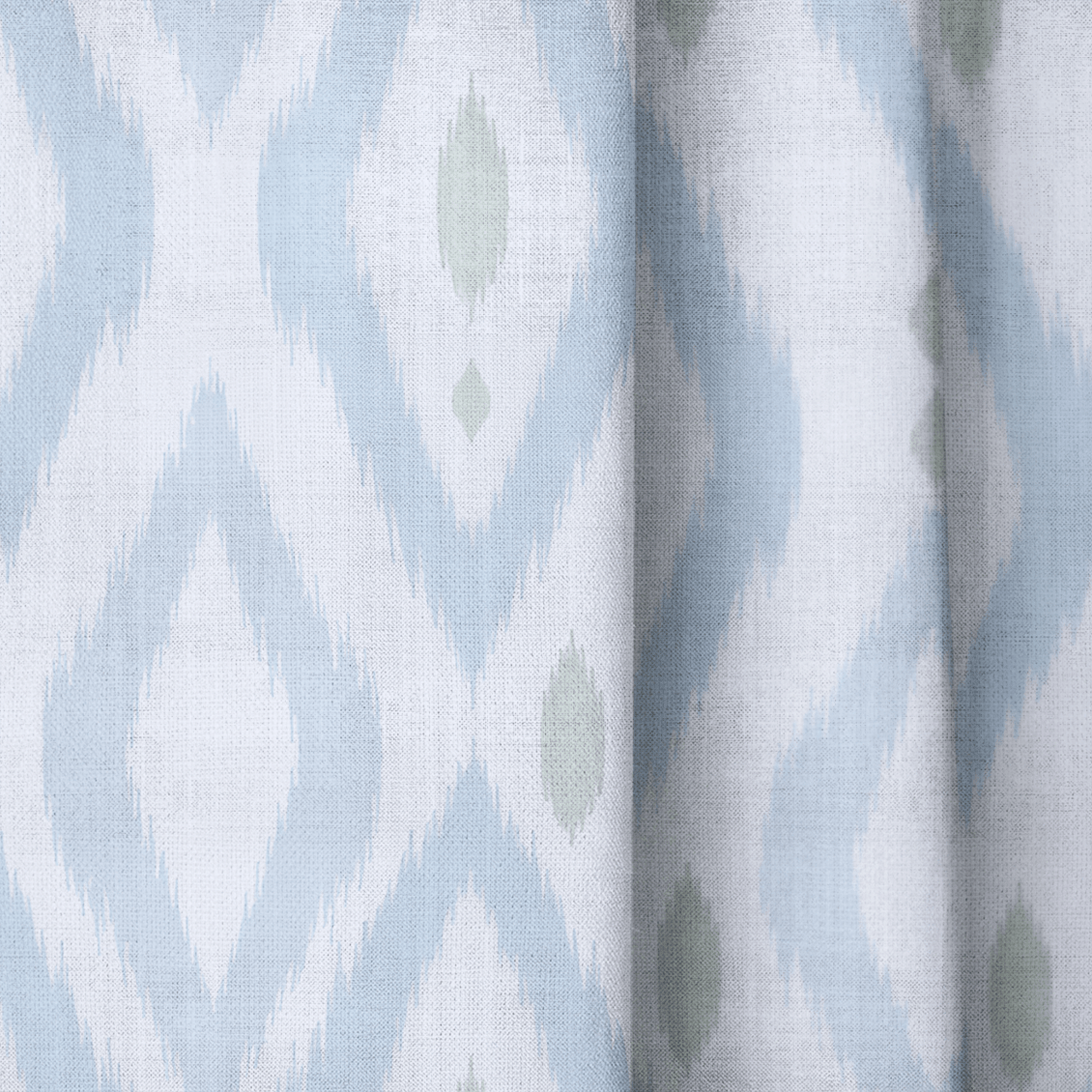 Palm Promenade Ikat - Drapery - Lemon Park