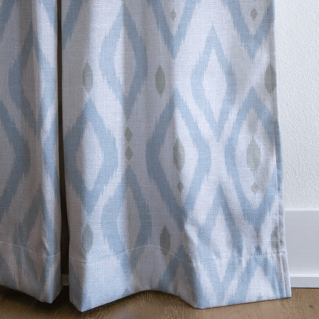 Palm Promenade Ikat - Drapery - Lemon Park