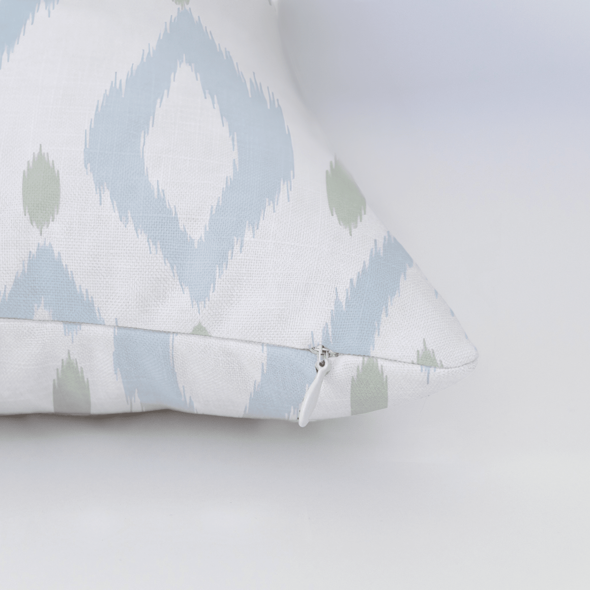 Palm Promenade Ikat Throw Pillow - Lemon Park