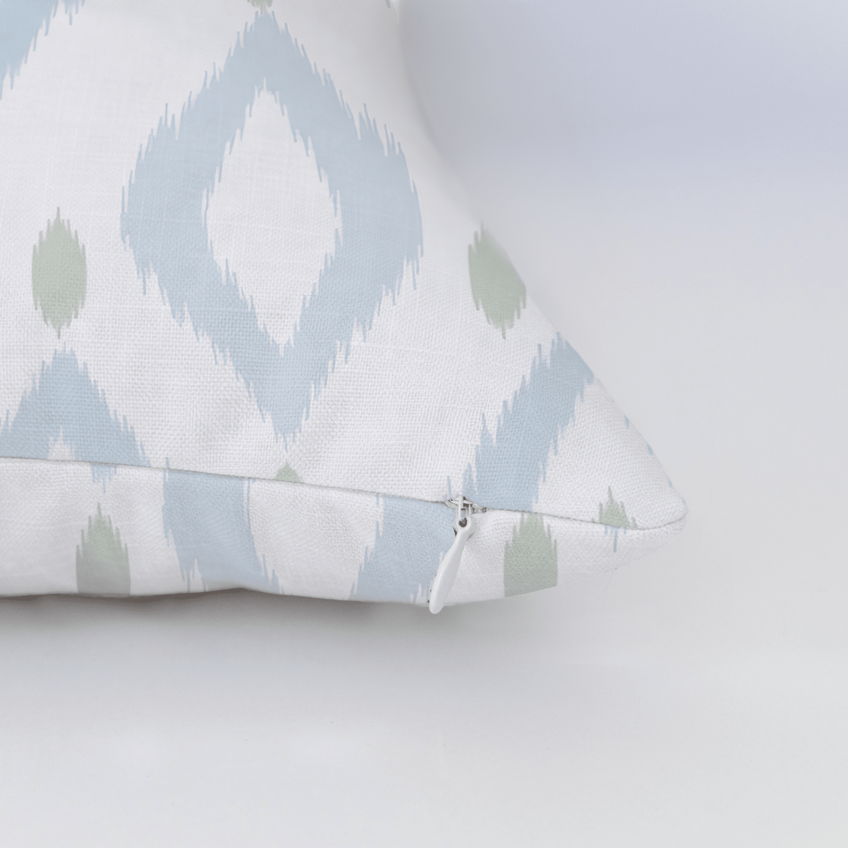 Palm Promenade Ikat Throw Pillow - Lemon Park