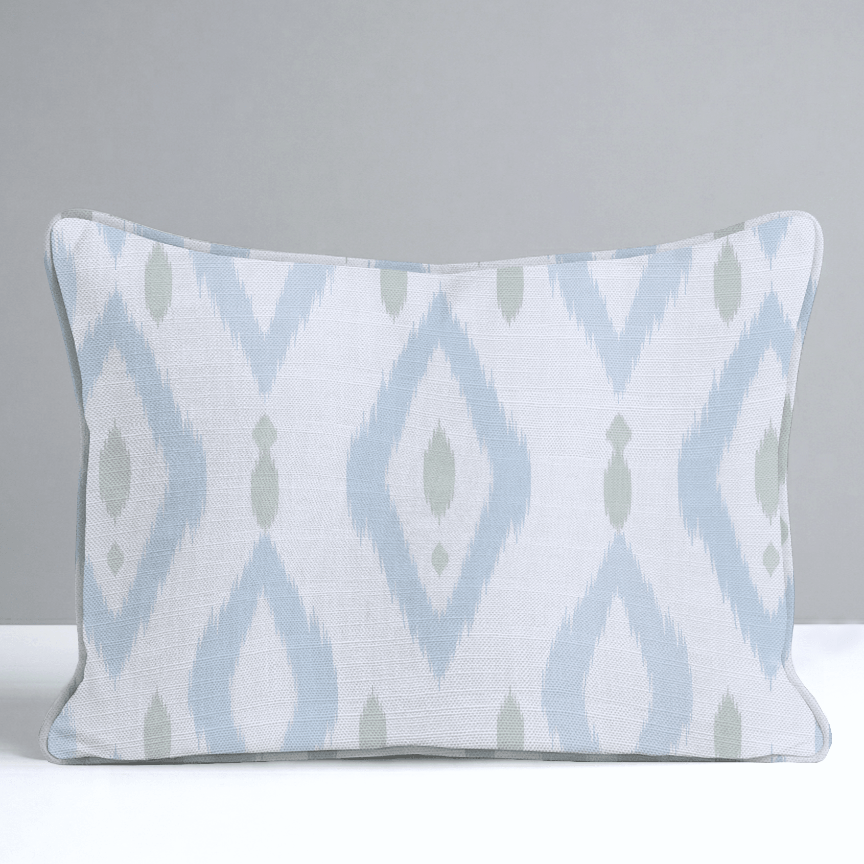 Palm Promenade Ikat Throw Pillow - Lemon Park