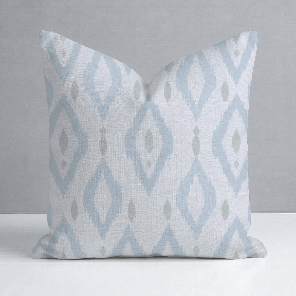 Palm Promenade Ikat Throw Pillow - Lemon Park