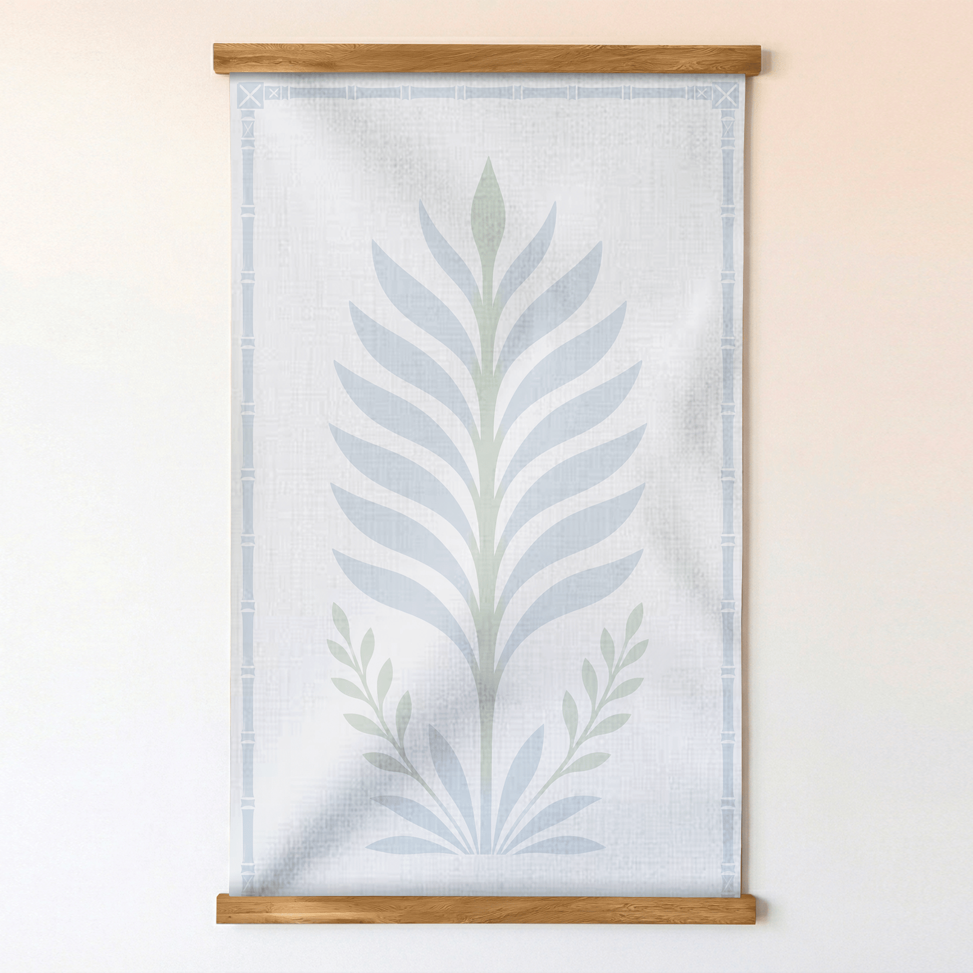 Palm Promenade Sea Salt Frond - Tapestry - Lemon Park