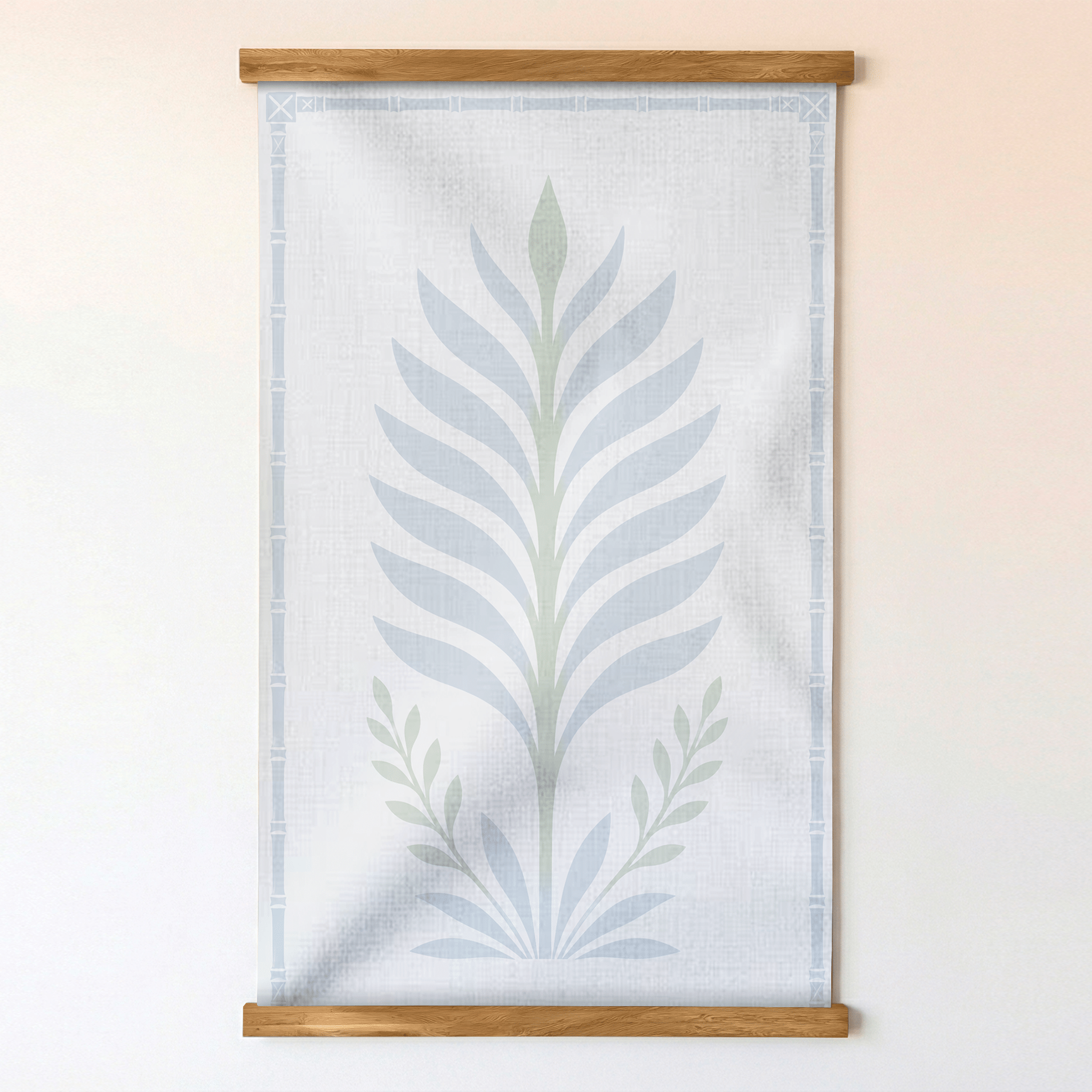 Palm Promenade Sea Salt Frond - Tapestry - Lemon Park