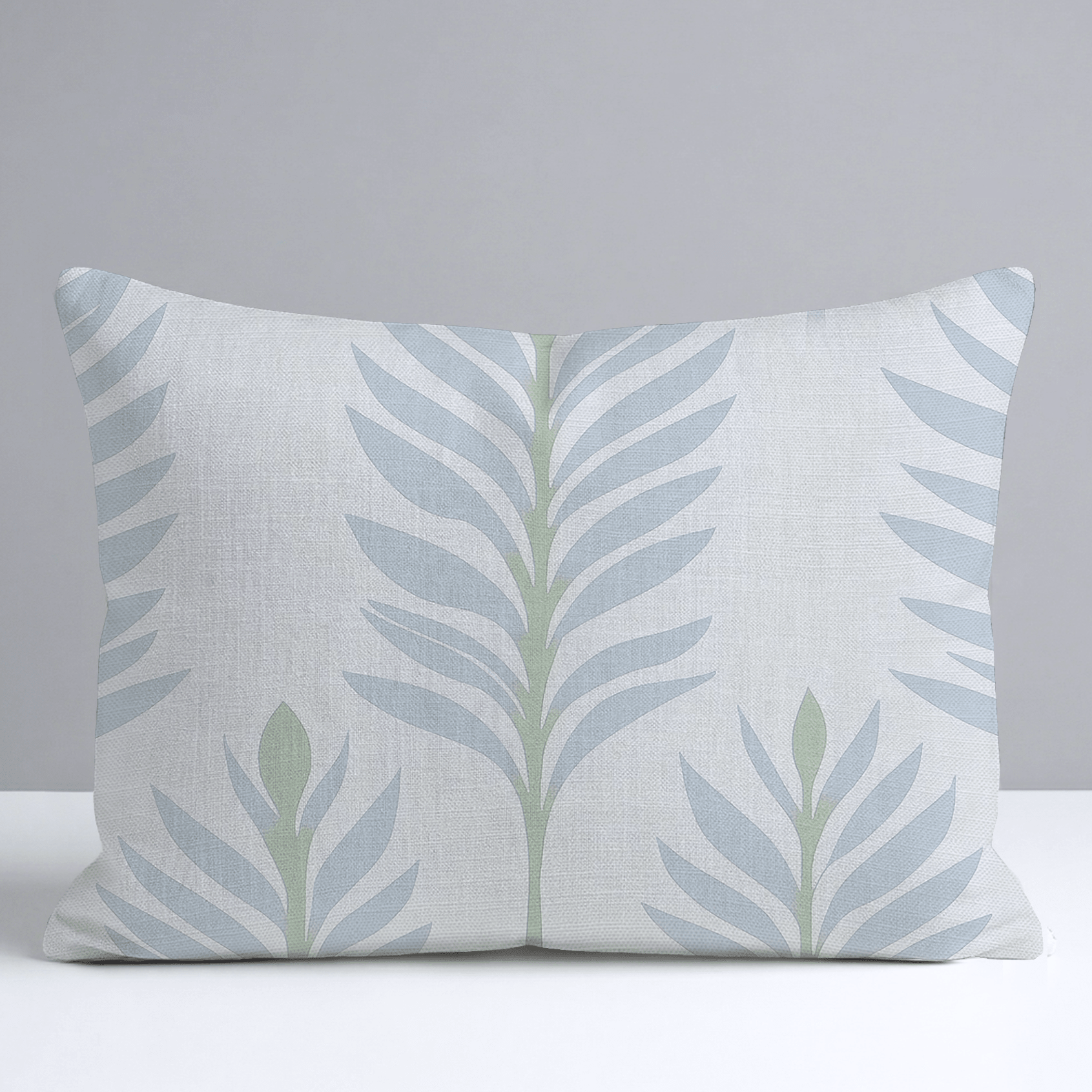Palm Promenade Throw Pillow - Lemon Park