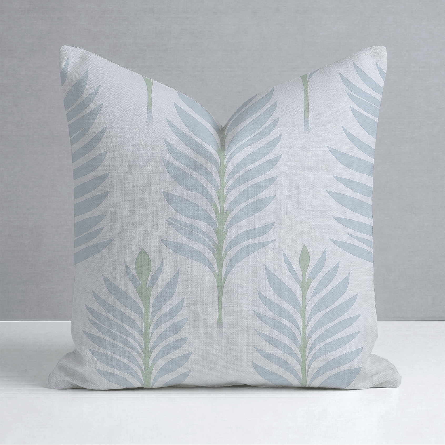 Palm Promenade Throw Pillow - Lemon Park