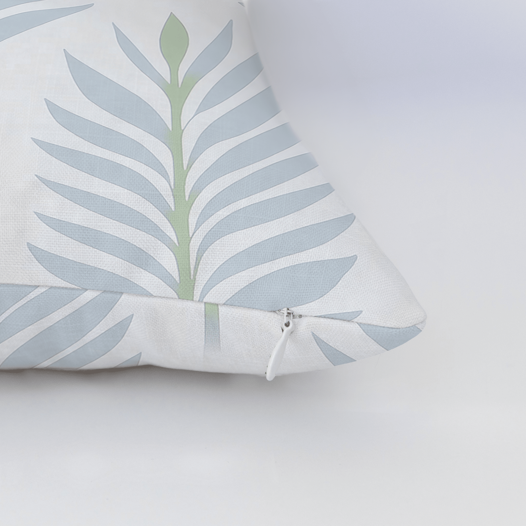 Palm Promenade Throw Pillow - Lemon Park