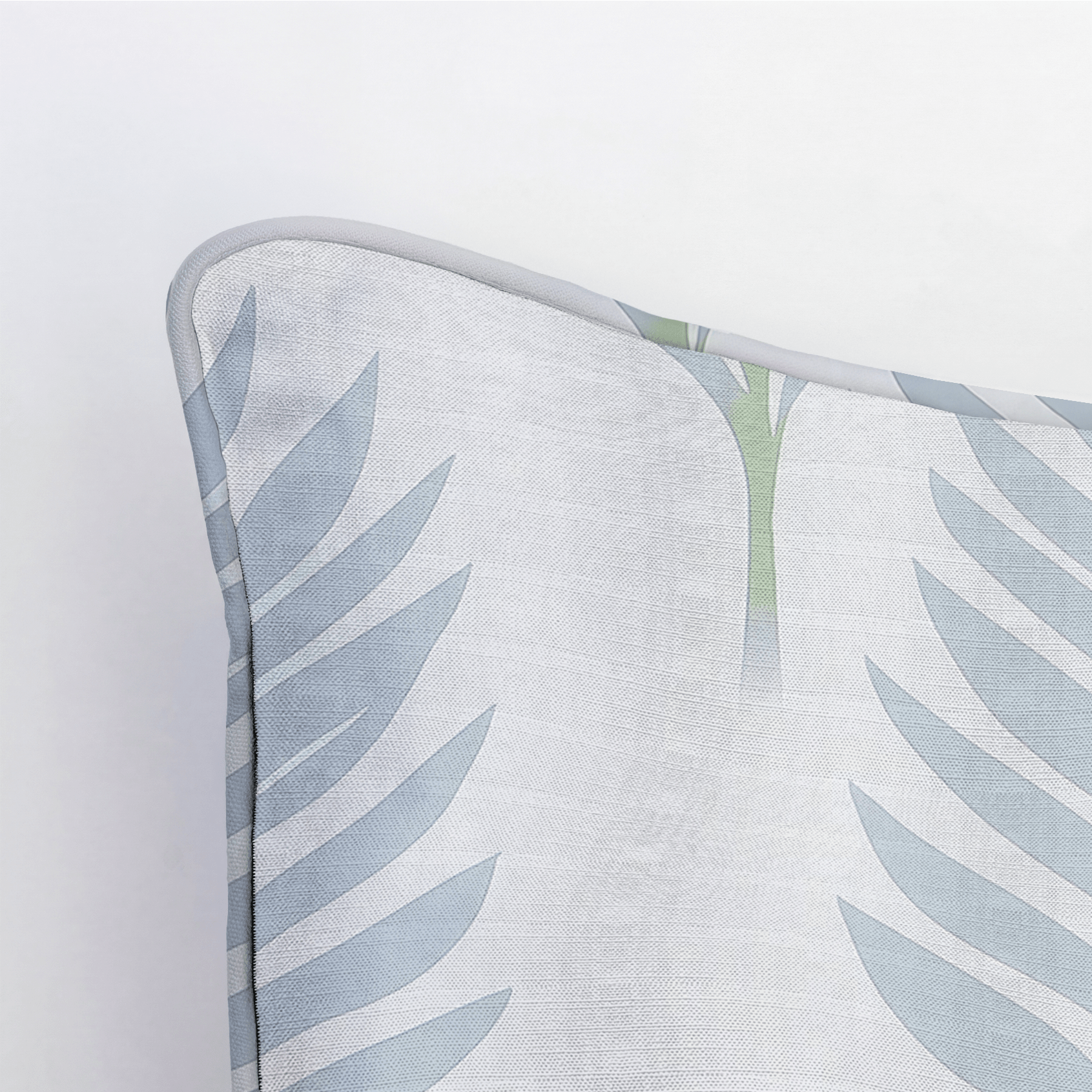 Palm Promenade Throw Pillow - Lemon Park