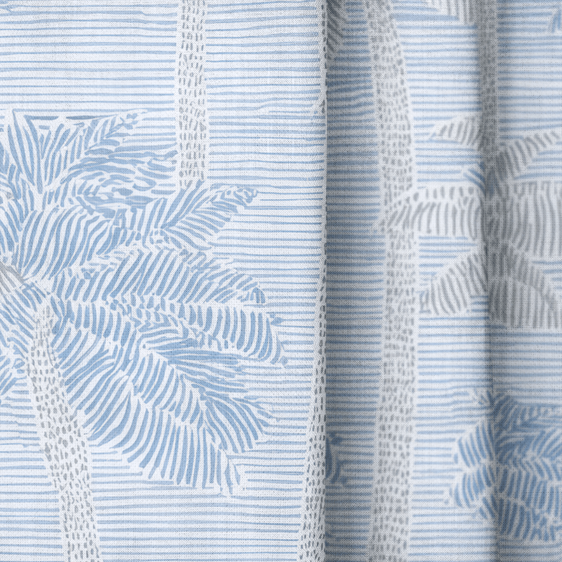 Palm Sketch - Drapery - Lemon Park