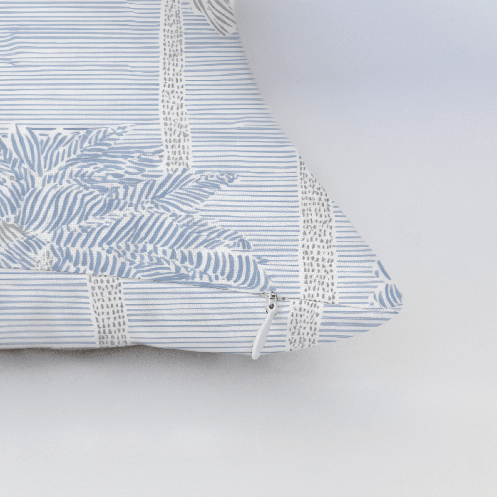 Palm Sketch Throw Pillow - Lemon Park