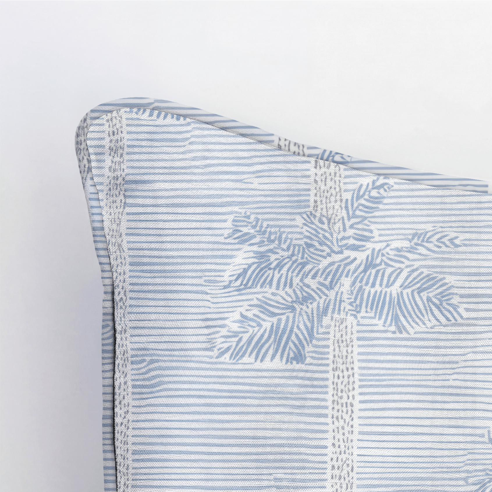 Palm Sketch Throw Pillow - Lemon Park