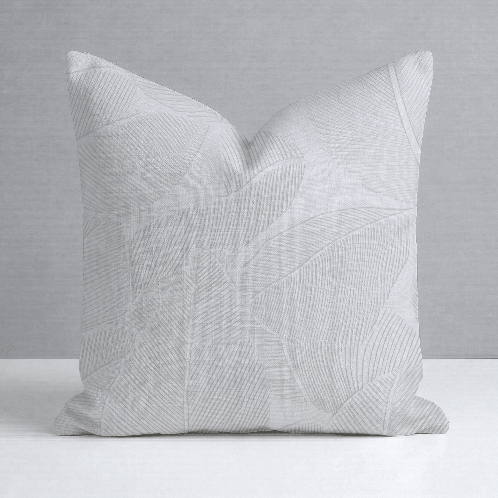 Palm Sway Throw Pillow - Lemon Park