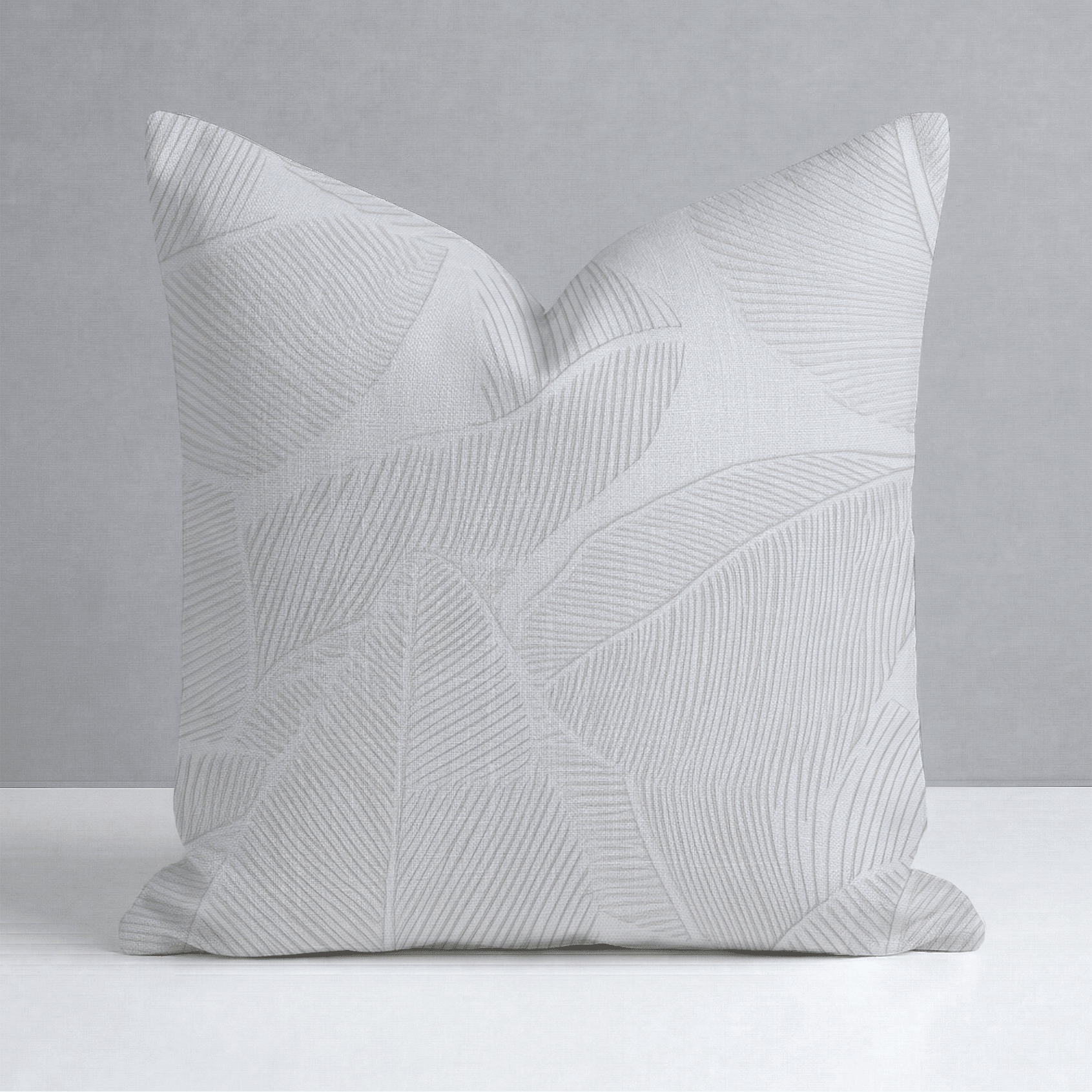 Palm Sway Throw Pillow - Lemon Park