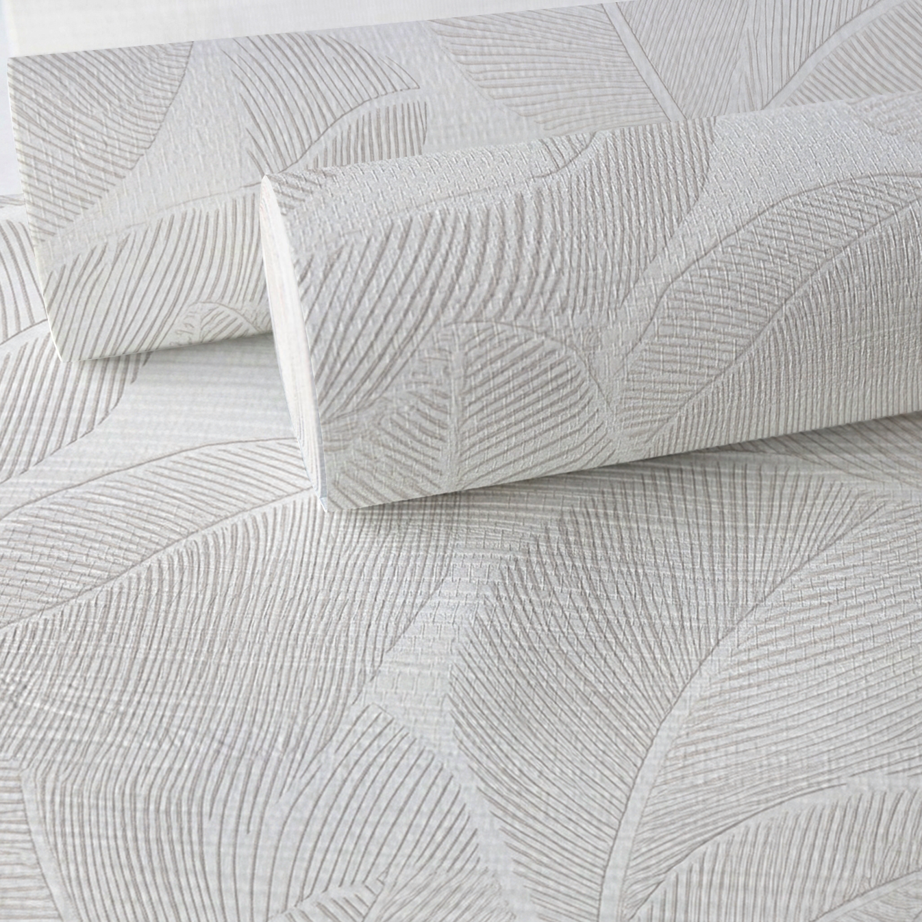 Palm Sway Faux Grasscloth Wallpaper