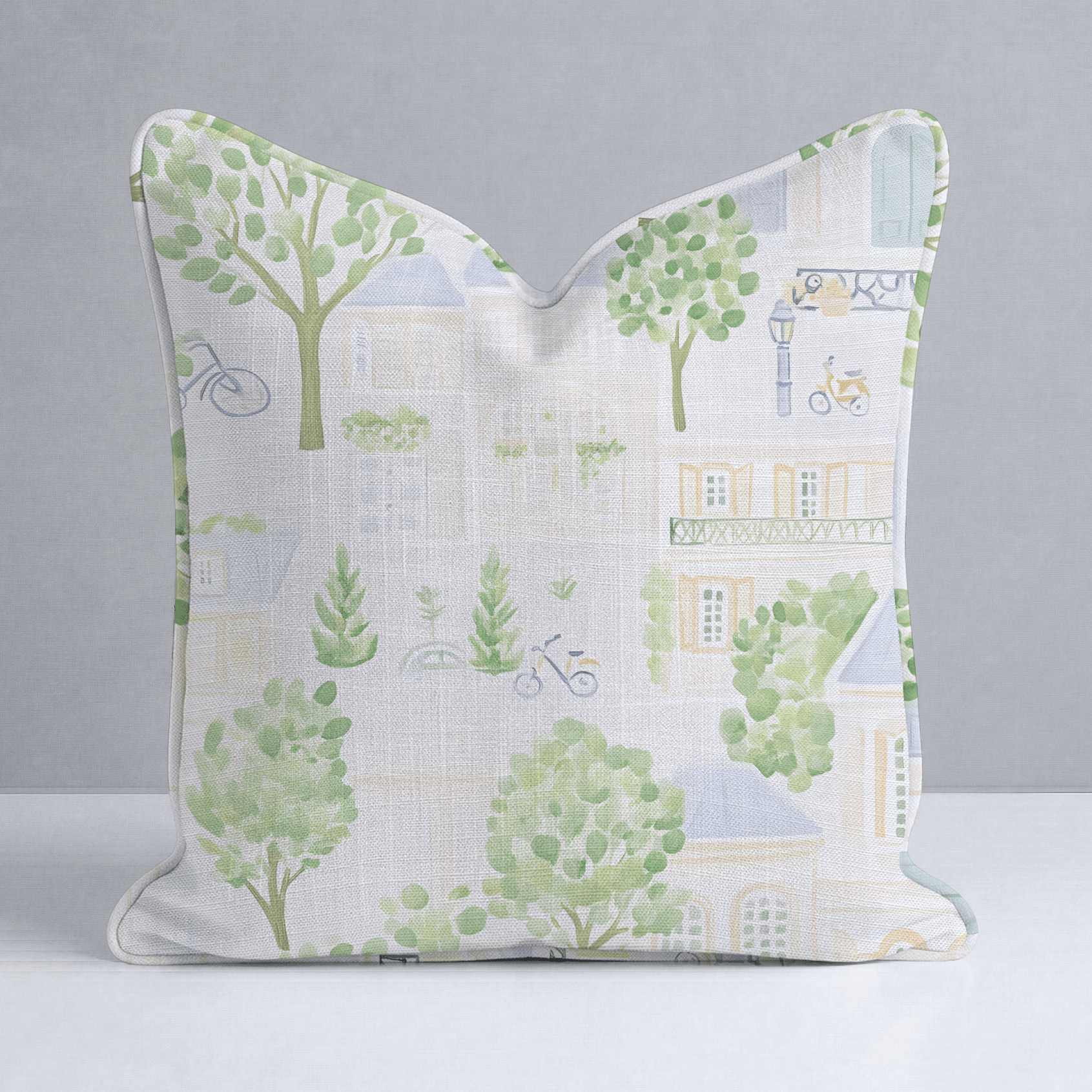 Park Ave Throw Pillow - Lemon Park
