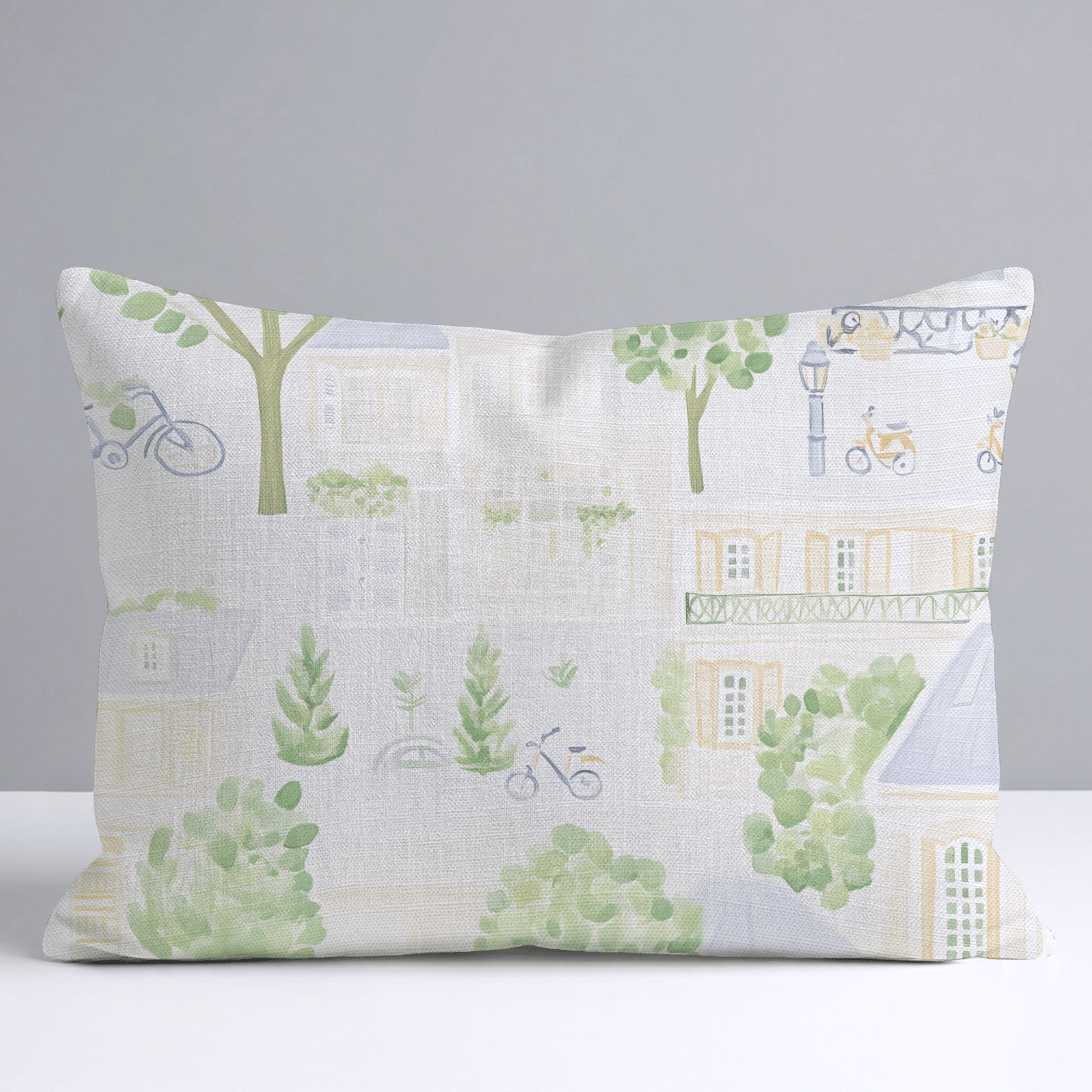 Park Ave Throw Pillow - Lemon Park