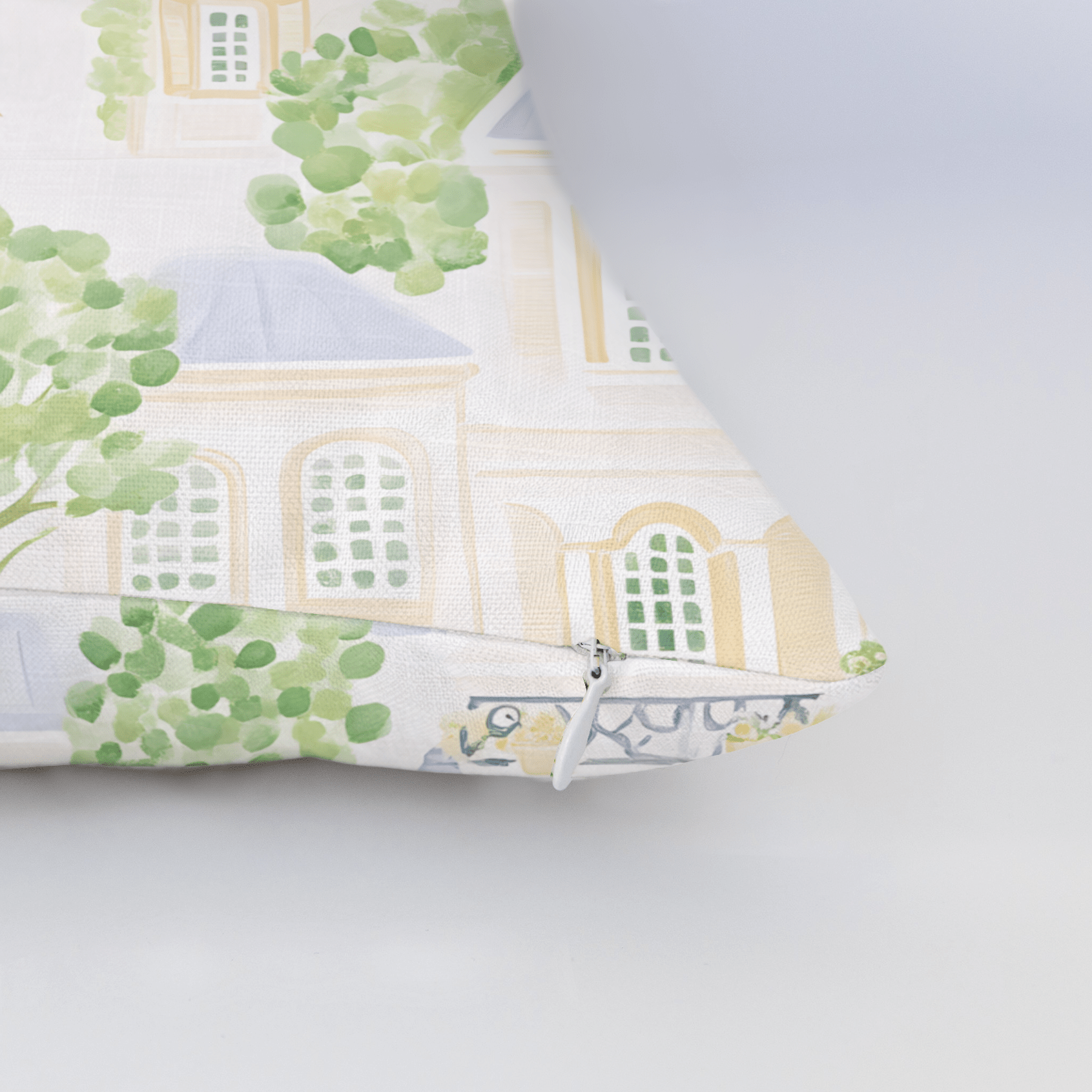 Park Ave Throw Pillow - Lemon Park