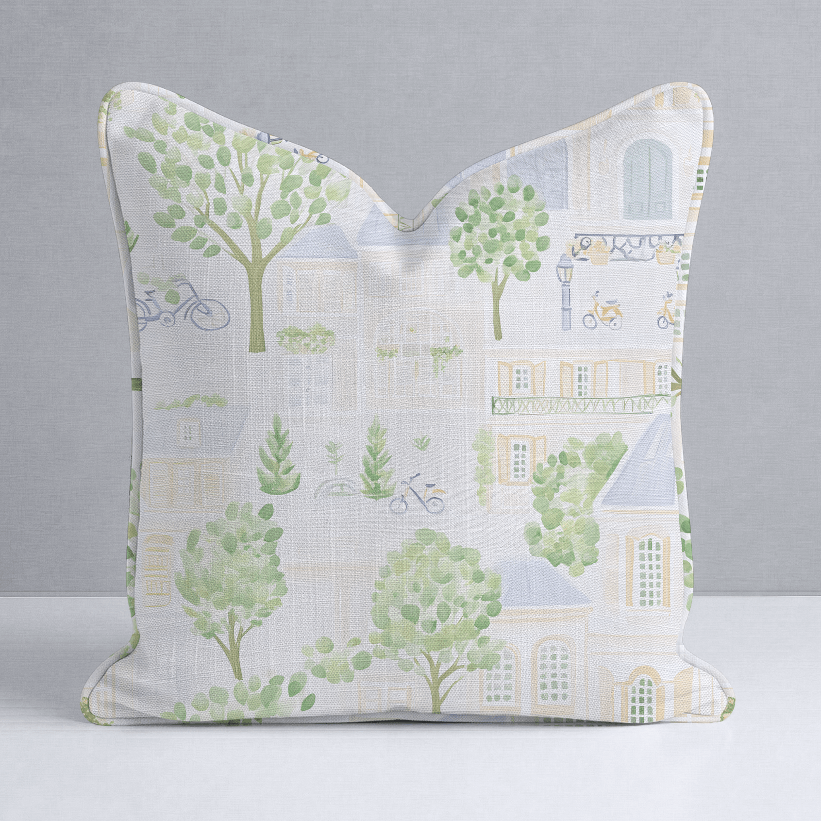 Park Ave Throw Pillow - Lemon Park