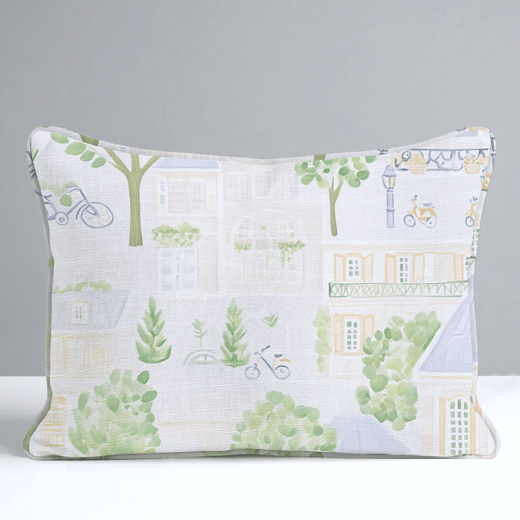 Park Ave Throw Pillow - Lemon Park