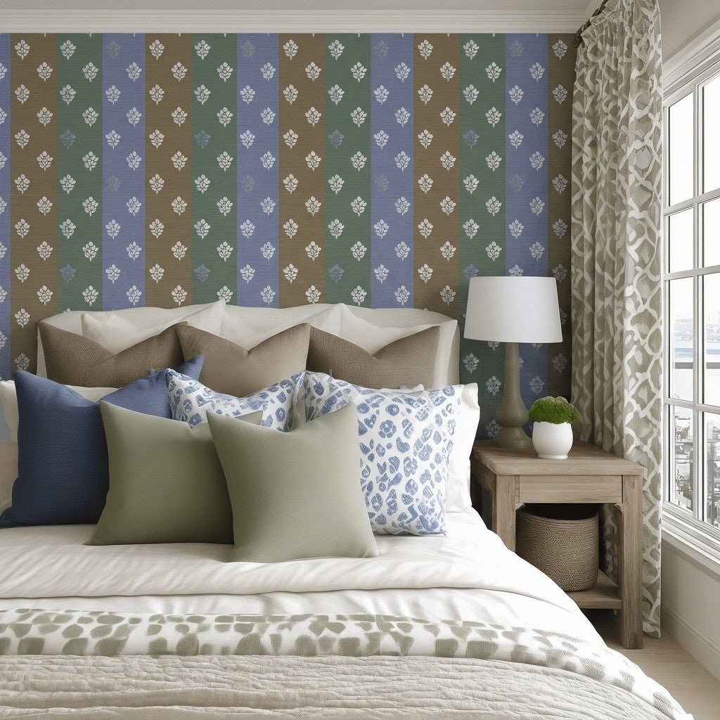 Parker Faux Grasscloth Wallpaper - Lemon Park