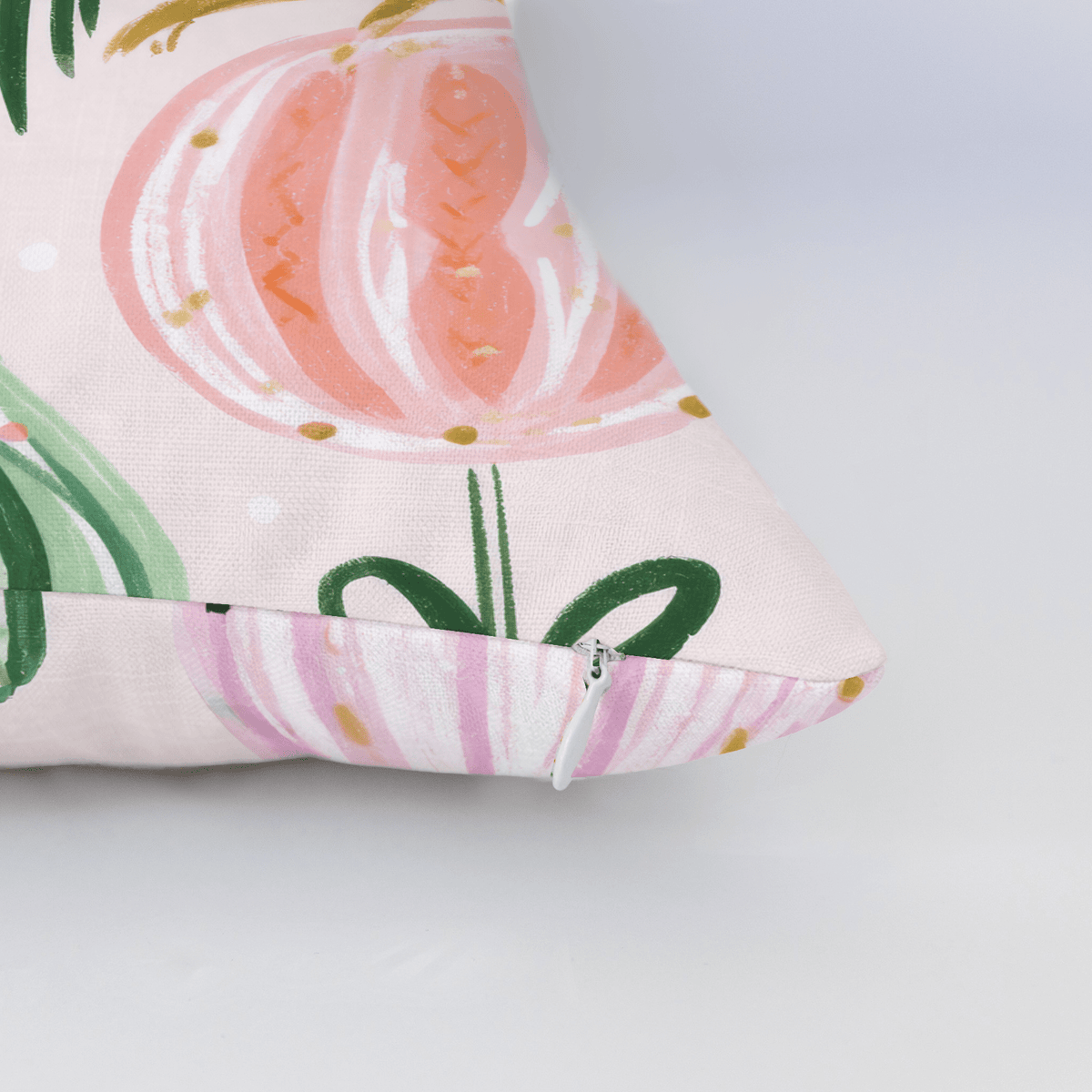 Pastel Bauble Bough Throw Pillow - Lemon Park