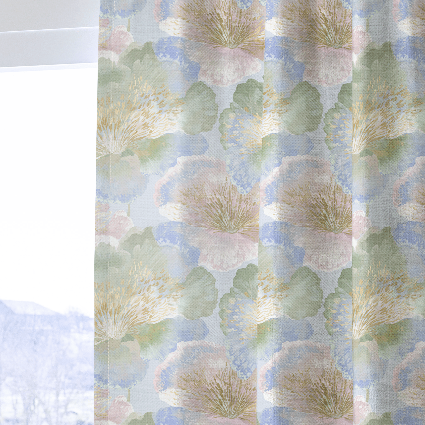 Pastel Current - Drapery - Lemon Park