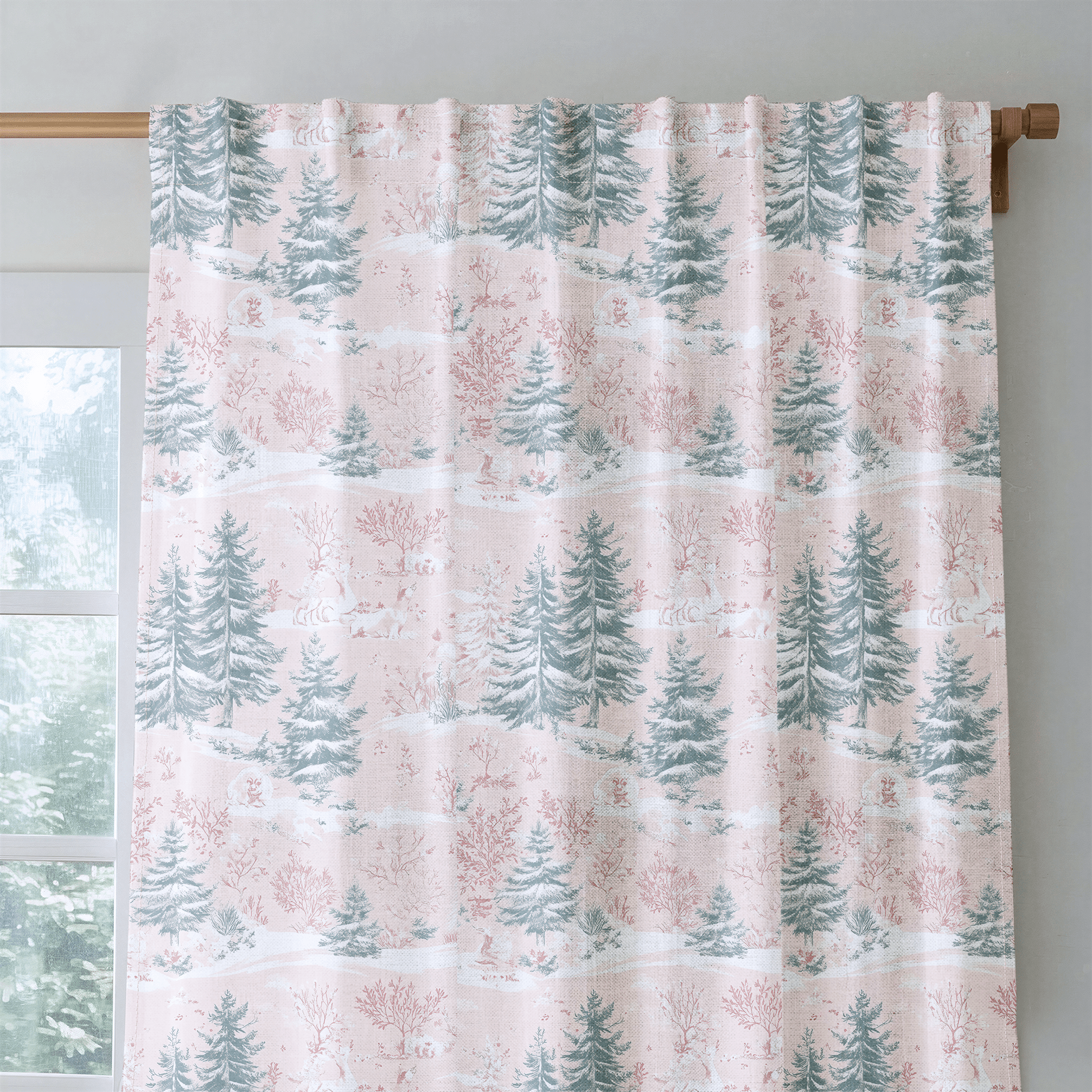 Pastel Frost Toile - Drapery - Lemon Park